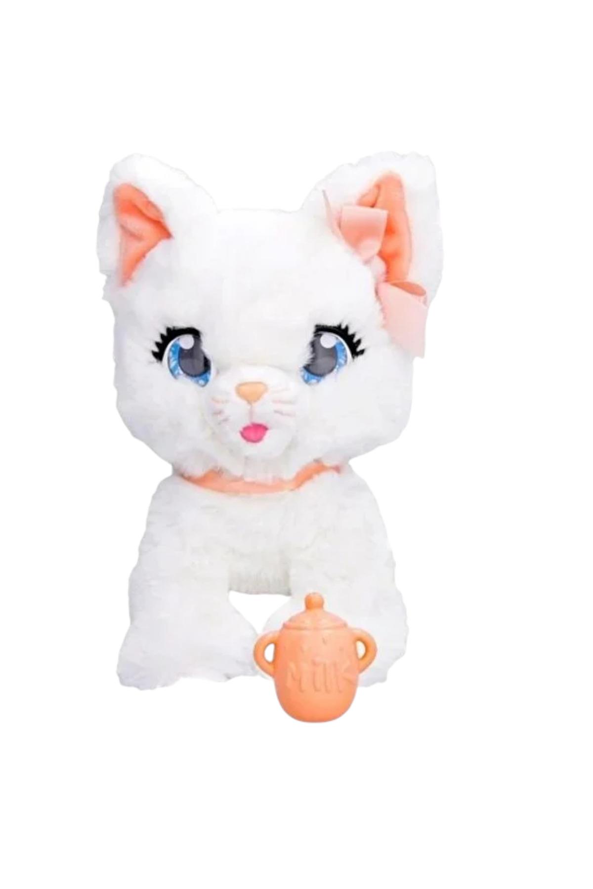 CLUB PETZ 907737 PELÜŞ SEVİMLİ KEDİCİK BELLA FONKSİYONLU HAREKETLİ SESLİ 18M+-Hayvan Figürleri