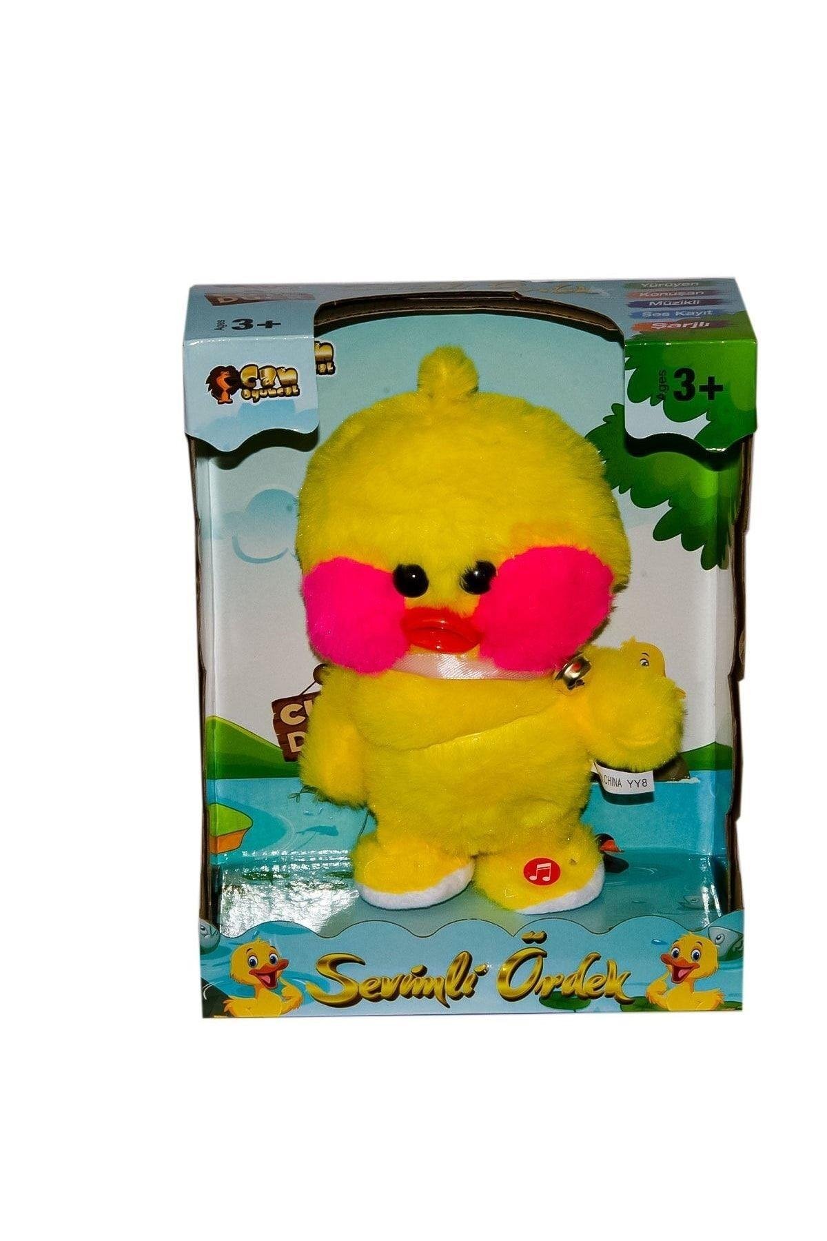 CN1905 Kutulu Ördek  Sesli Müzikli - Can Oyuncak-Hayvan Figürleri