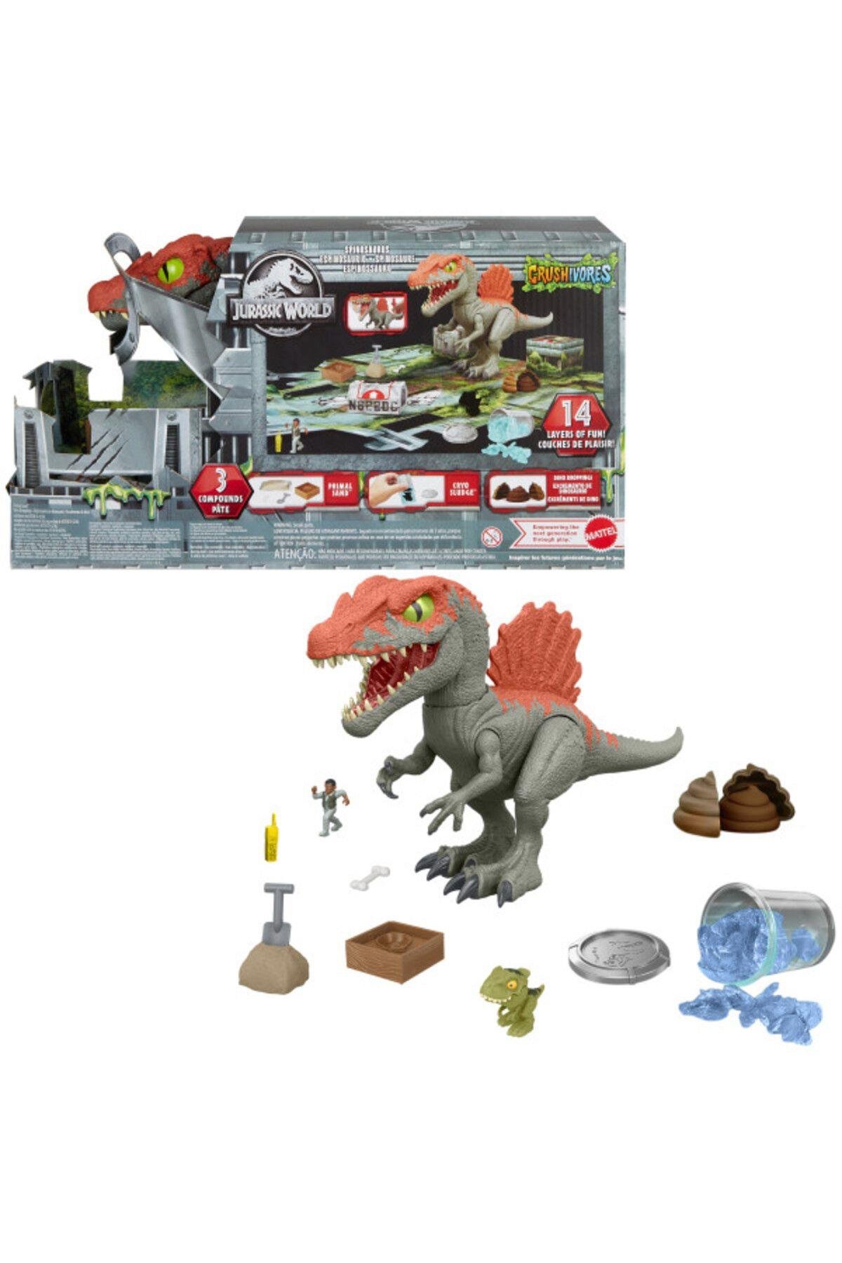 Crushivores Serisi - Kafes Oyun Seti HTP71-Hayvan Figürleri