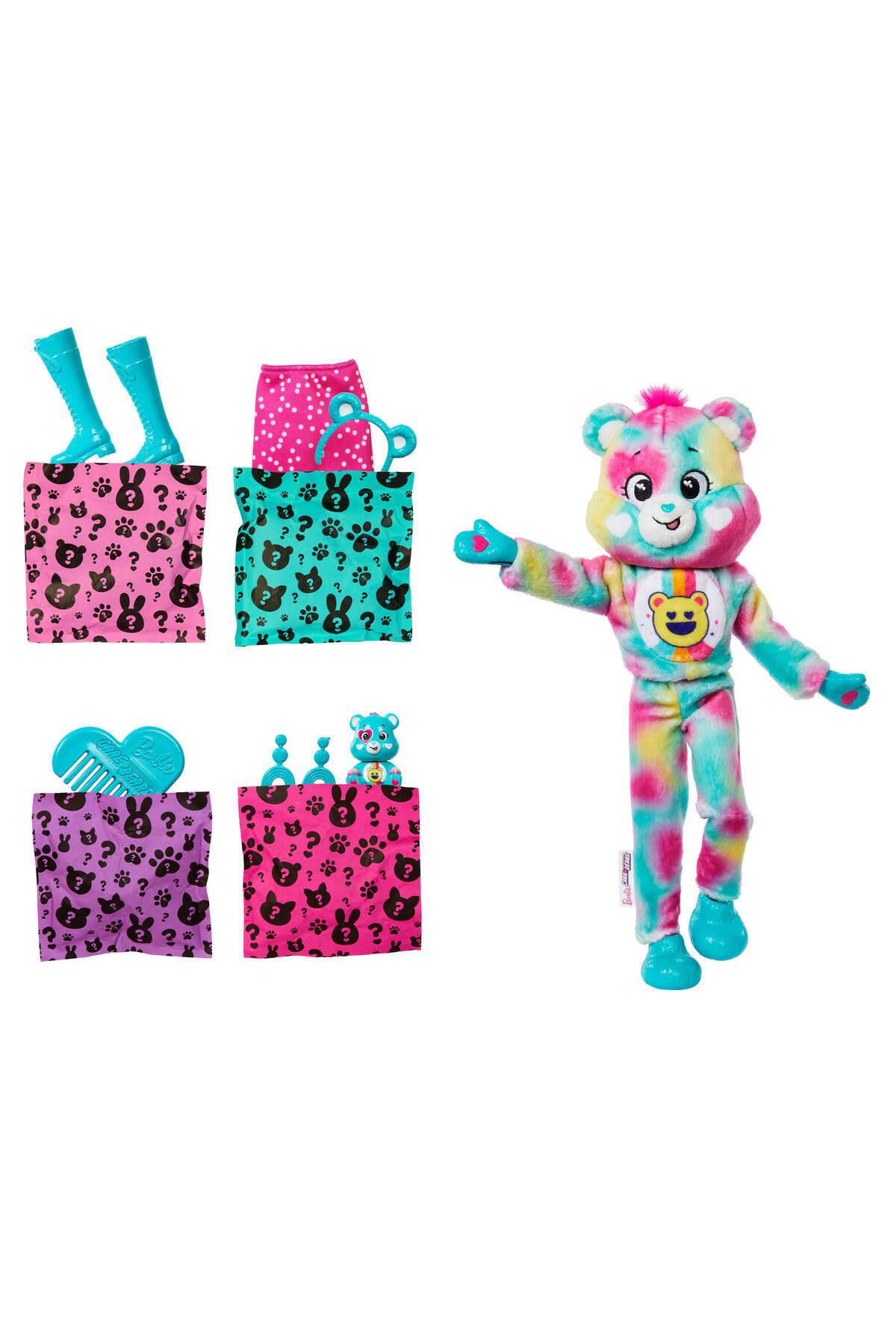 Cutie Reveal Sevimli Ayıcıklar bebek ve aksesuarları, Mutlu Ayıcık ve 10 sürpriz JFV62-Oyuncak Bebekler