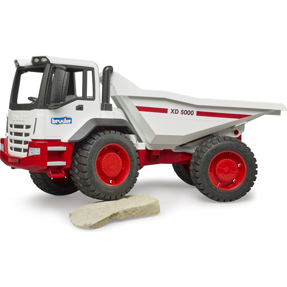 Damperli Kamyon-kırmızı Beyaz BR03415