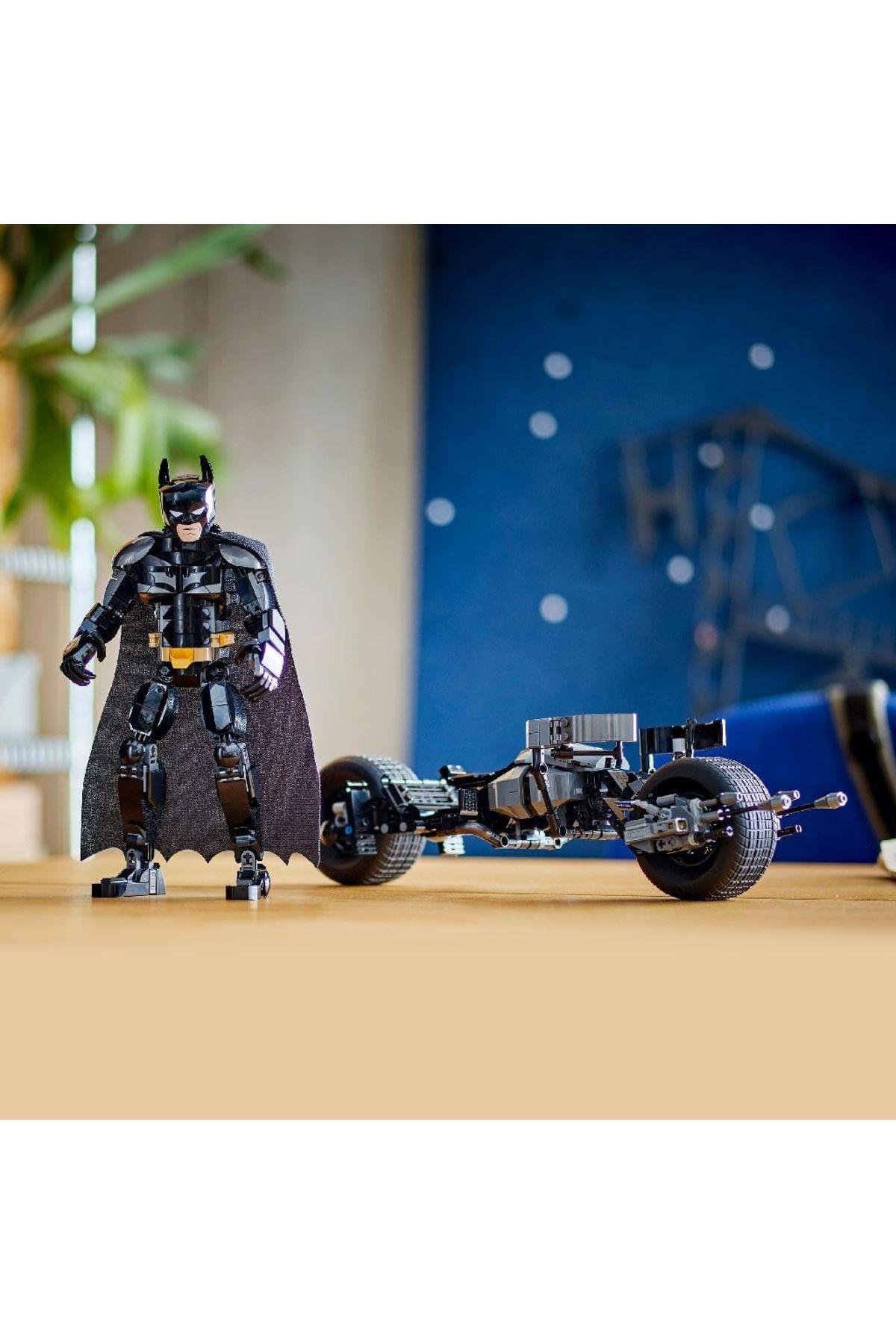 DC Batman: Batman Yapım Figürü ve Bat-Pod Motosiklet 76273 - 12 Yaş ve Üzeri Süper Kahram-Lego