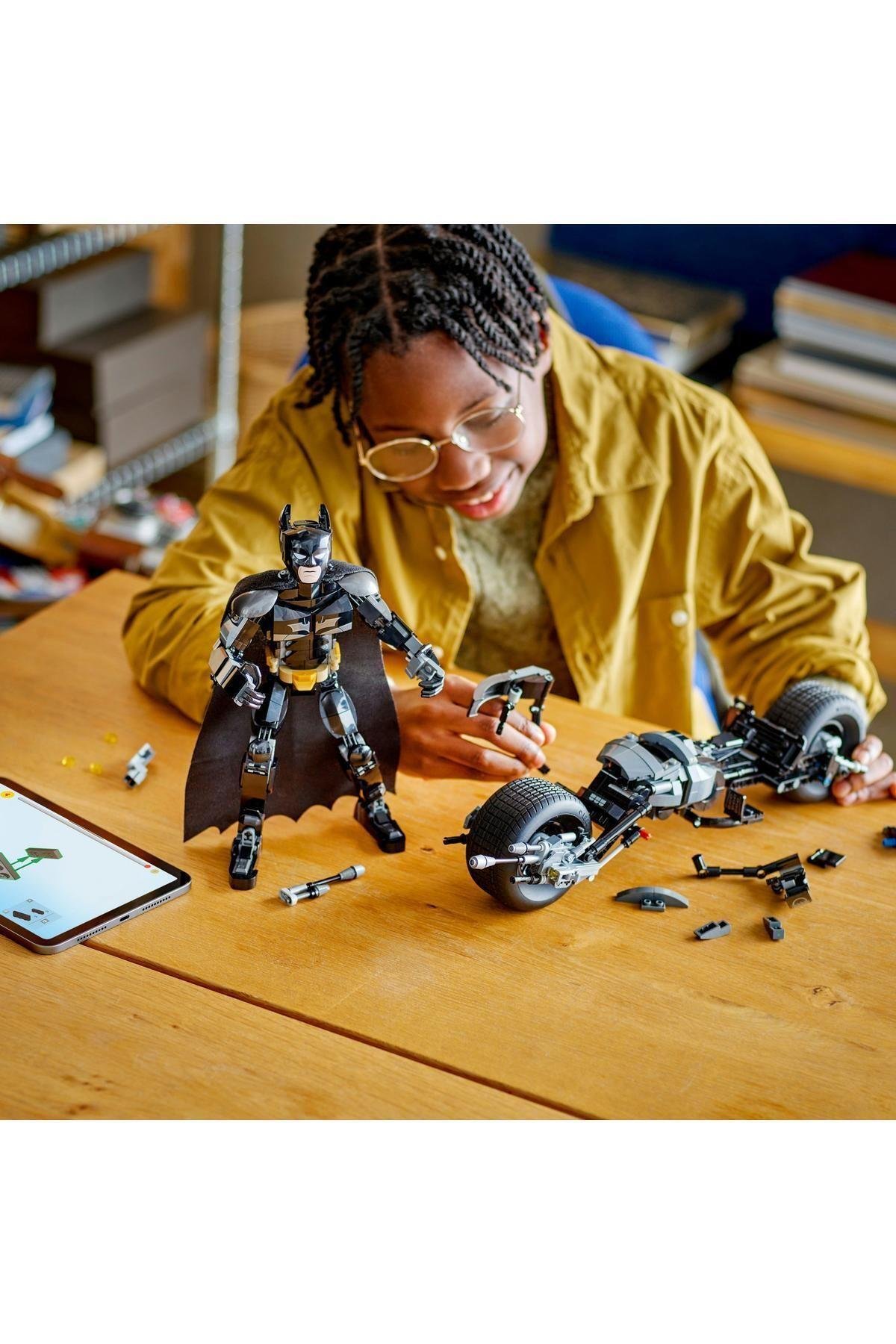 DC Batman: Batman Yapım Figürü ve Bat-Pod Motosiklet 76273 - 12 Yaş ve Üzeri Süper Kahram-Lego