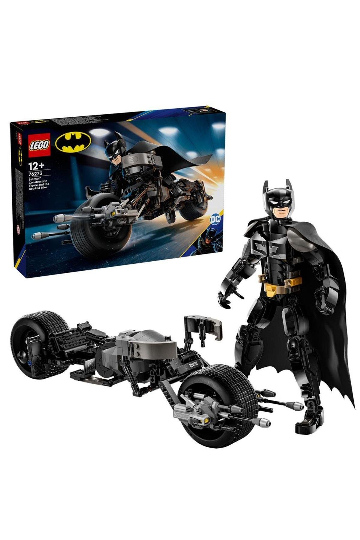 DC Batman: Batman Yapım Figürü ve Bat-Pod Motosiklet 76273 - 12 Yaş ve Üzeri Süper Kahram-Lego