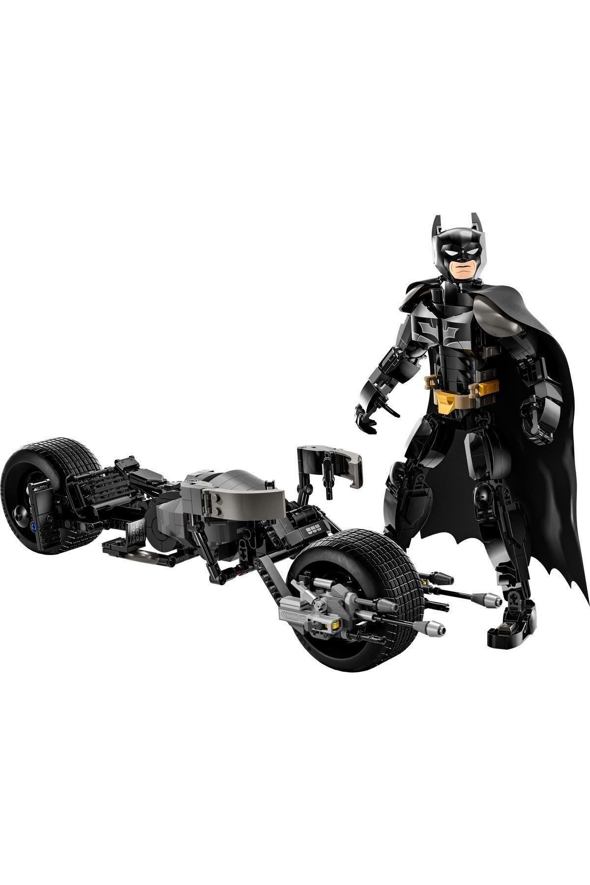 DC Batman: Batman Yapım Figürü ve Bat-Pod Motosiklet 76273 - 12 Yaş ve Üzeri Süper Kahram-Lego