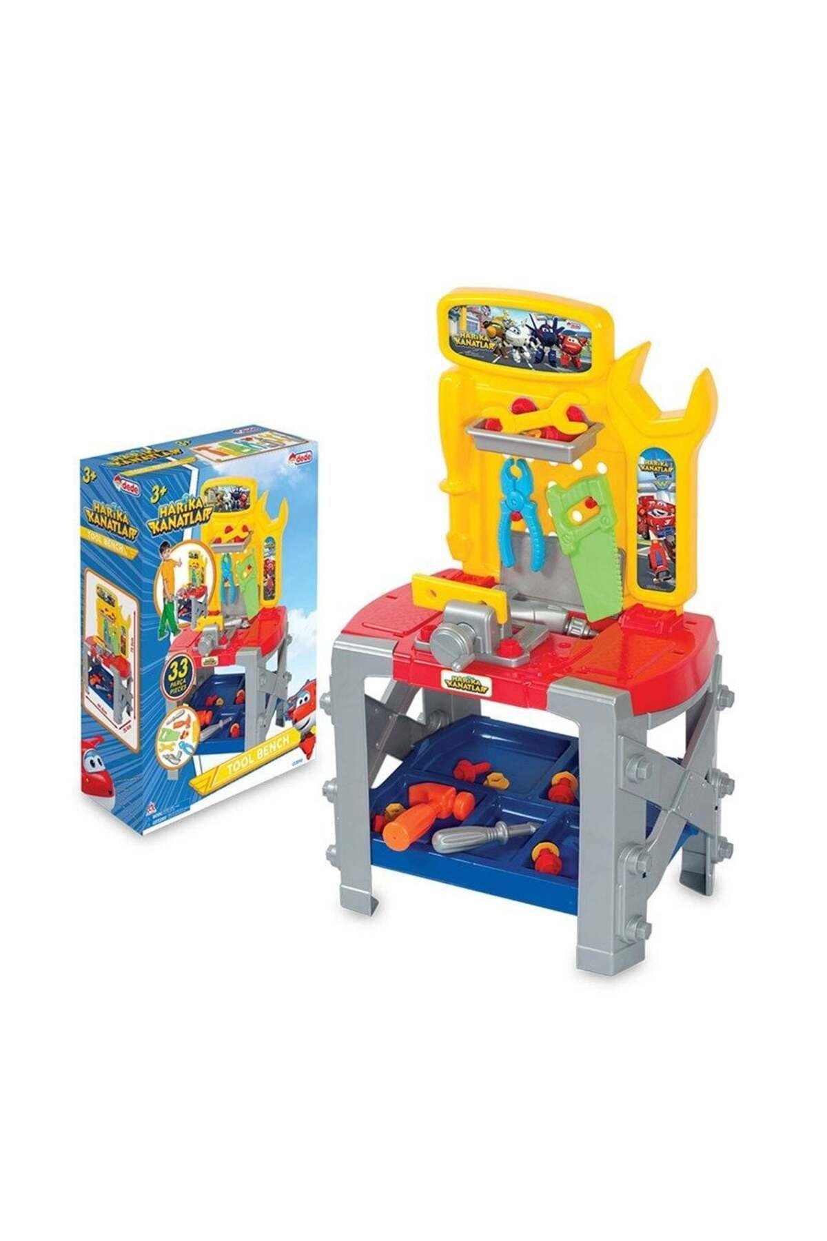 Dede Oyuncak Harika Kanatlar Büyük Tezgahlı Tamir Seti-Erkek Rol Oyuncakları