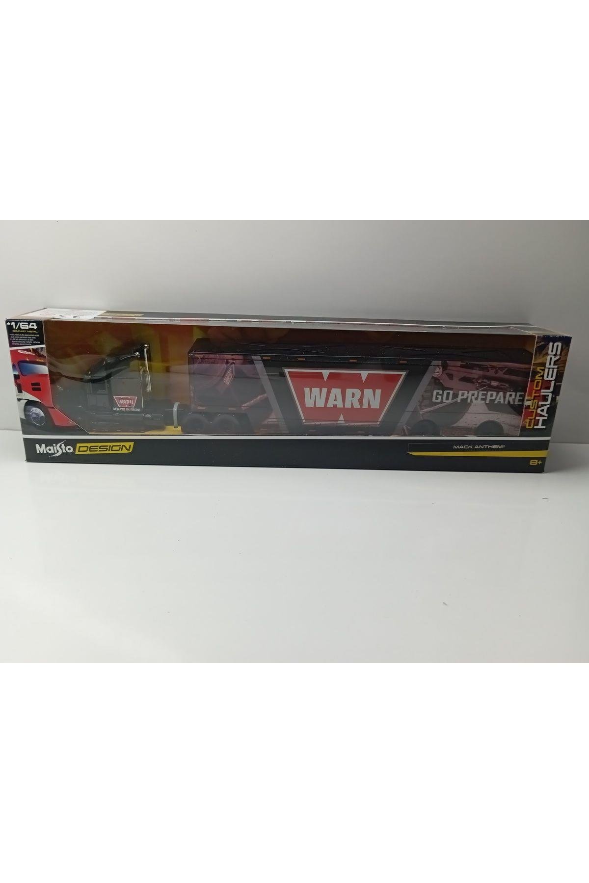 Dianomi MAİSTO 1:64 ölçek MACK ANTHEM DORSELİ TIR (WARN)-Maket Araçlar