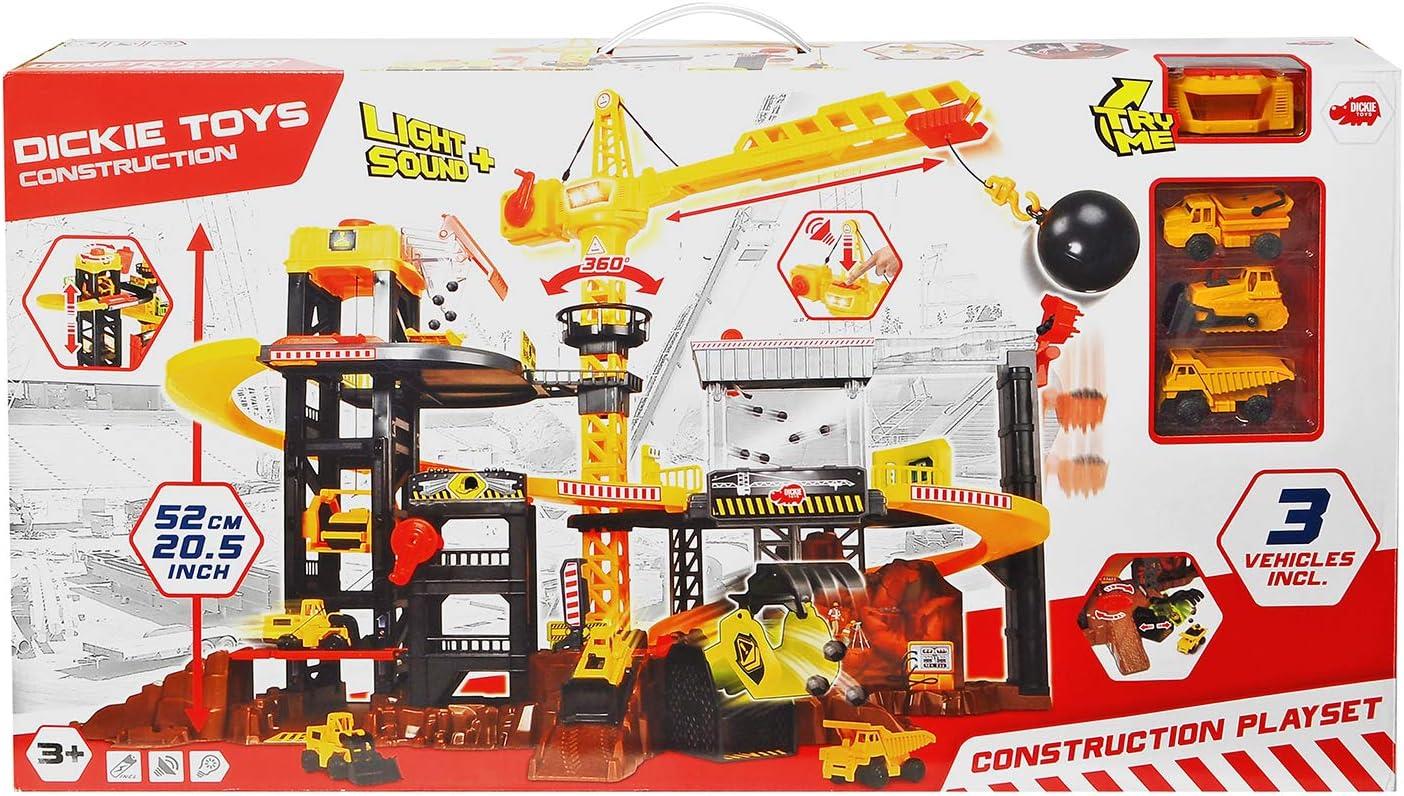 Dickie Toys Dickie Inşaat Oyun Seti-Araba Garaj ve Setleri