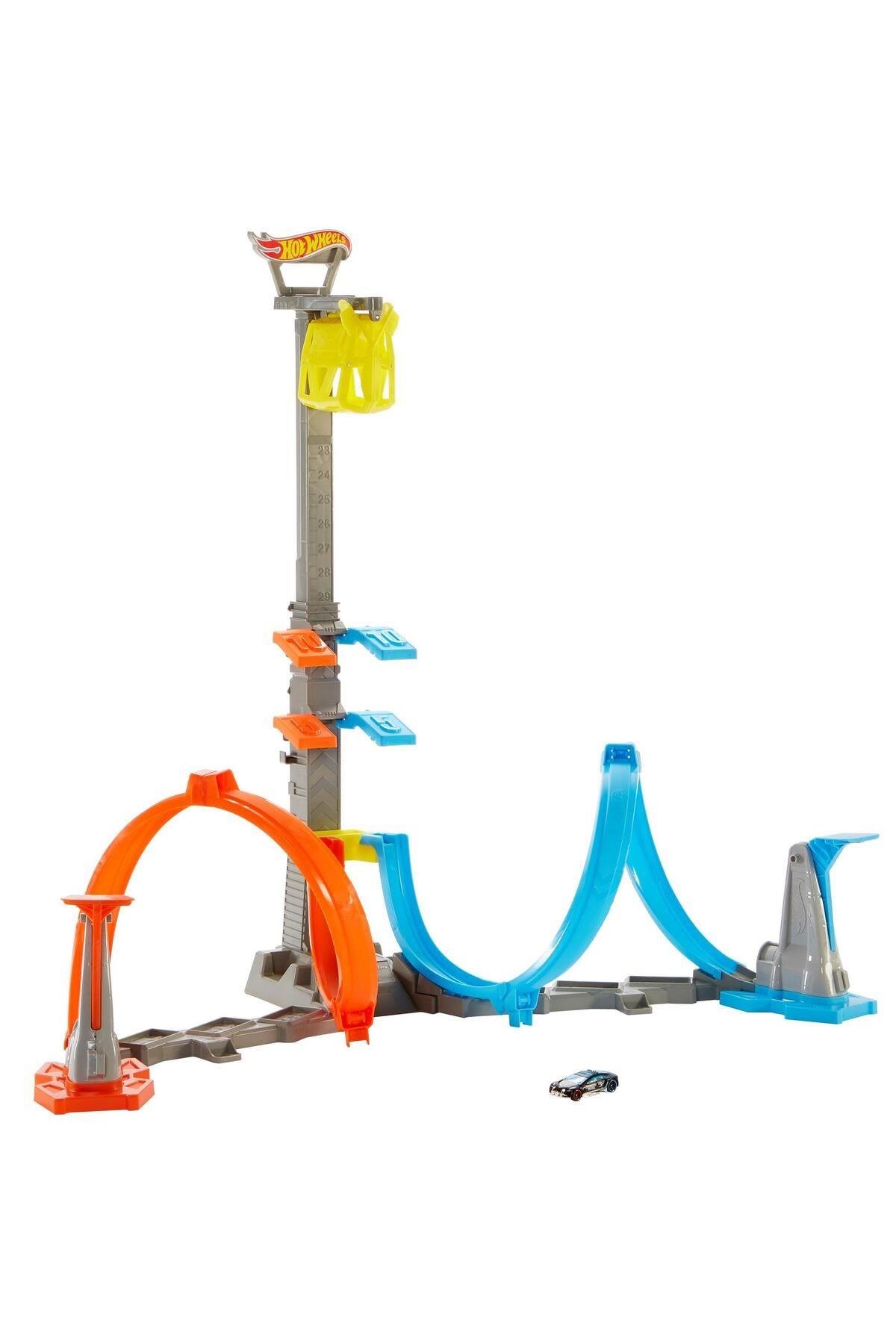 Dikey Uçuş Heyecan Yarış Seti Grw39-Araba Garaj ve Setleri