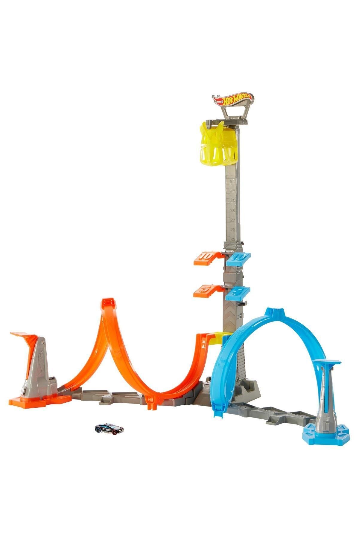 Dikey Uçuş Heyecan Yarış Seti Grw39-Araba Garaj ve Setleri