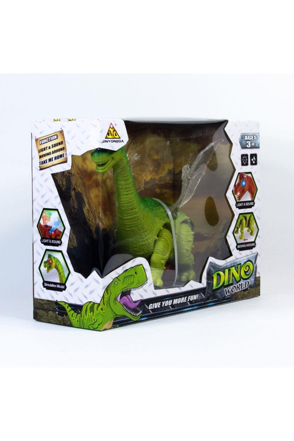 Dino World Pilli Işıklı Ve Sesli Yürüyebilen Oyuncak Dinazor-Hayvan Figürleri