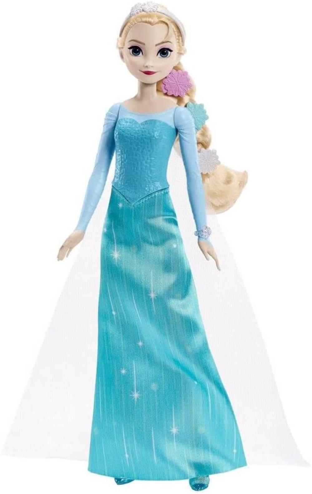 Disney Karlar Ülkesi Elsa ve Saç Aksesuarları HMD56-Oyuncak Bebekler