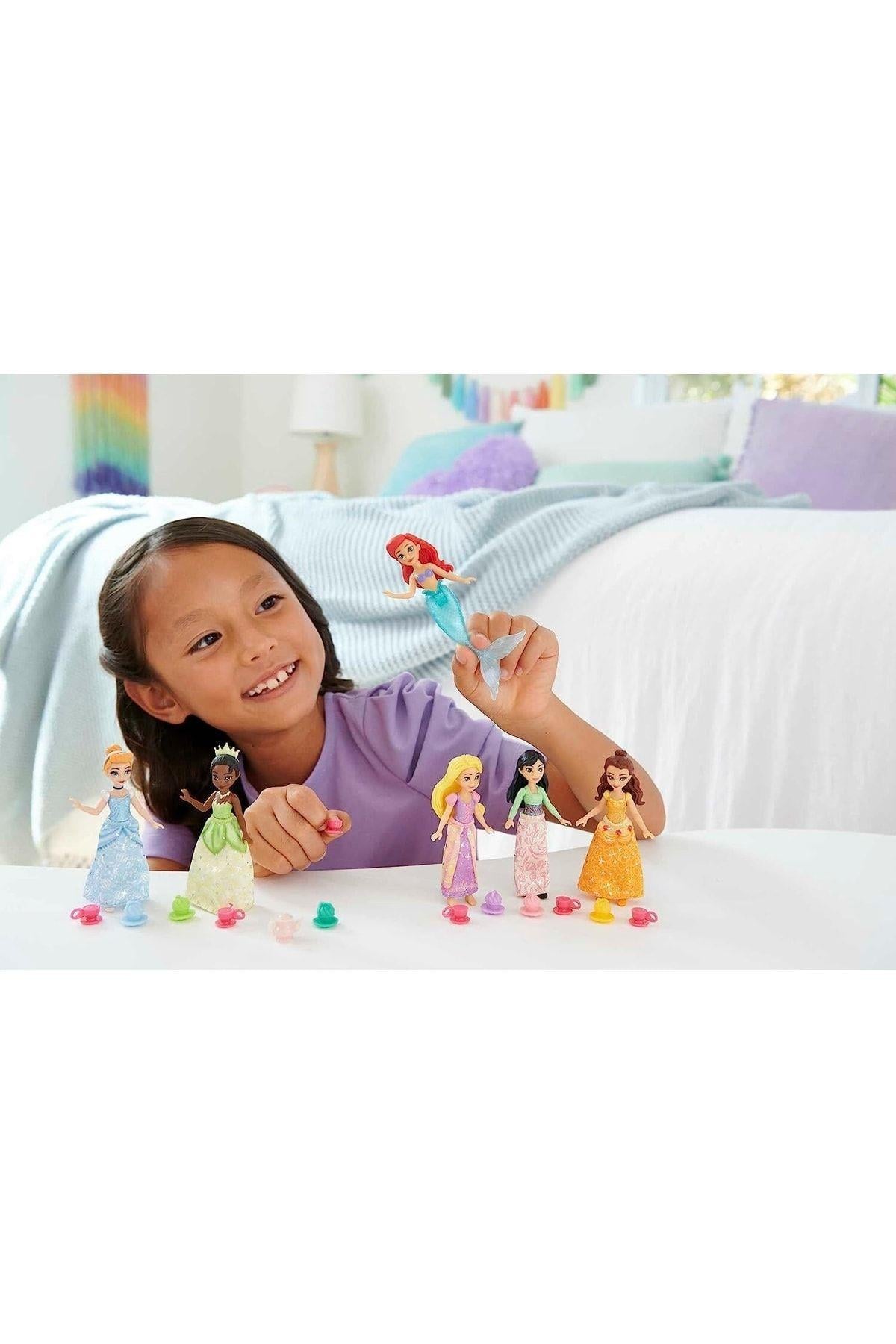 DİSNEY PRİNCESS Disney Prenses Bebekleri 6'lı Set-Oyuncak Bebekler