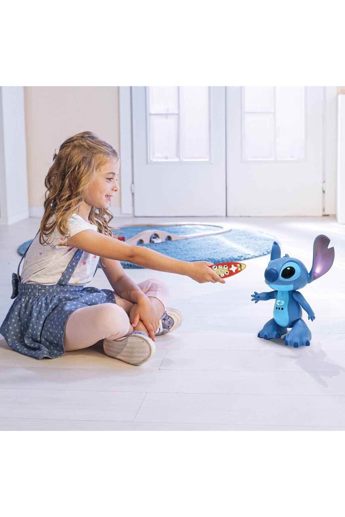 Disney Stitch Sesli ve Işıklı Uzaktan Kumandalı İnteraktif Robot-Karakter Figürleri