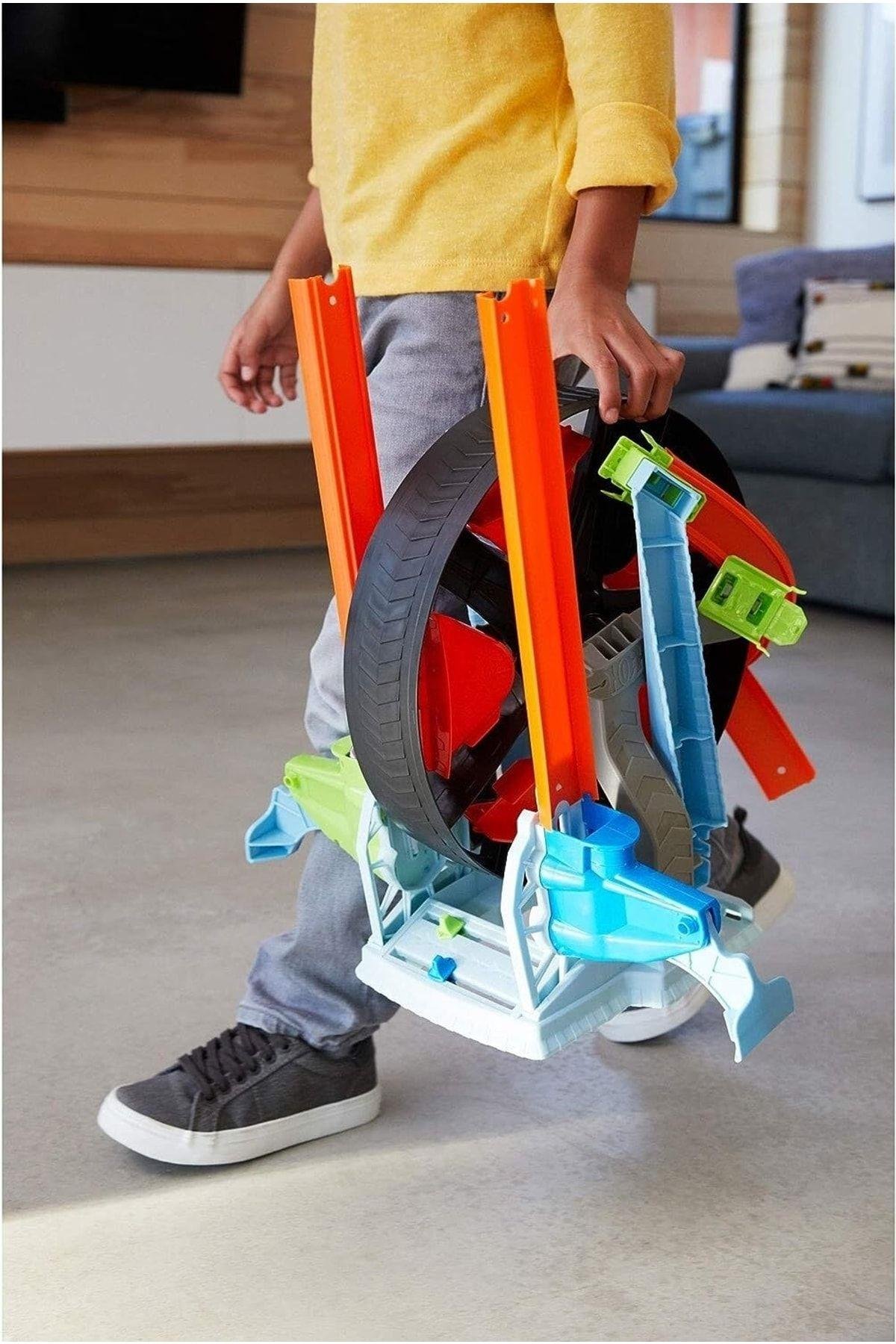 Dönen Tekerlek Macerası Yarış Seti Gjm77-Araba Garaj ve Setleri