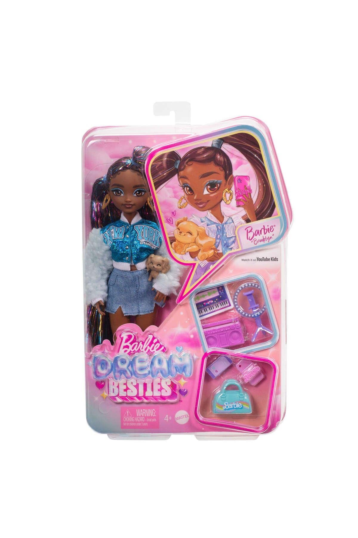 Dream Besties™ Barbie® 'Brooklyn' bebek ve aksesuarları-Oyuncak Bebekler