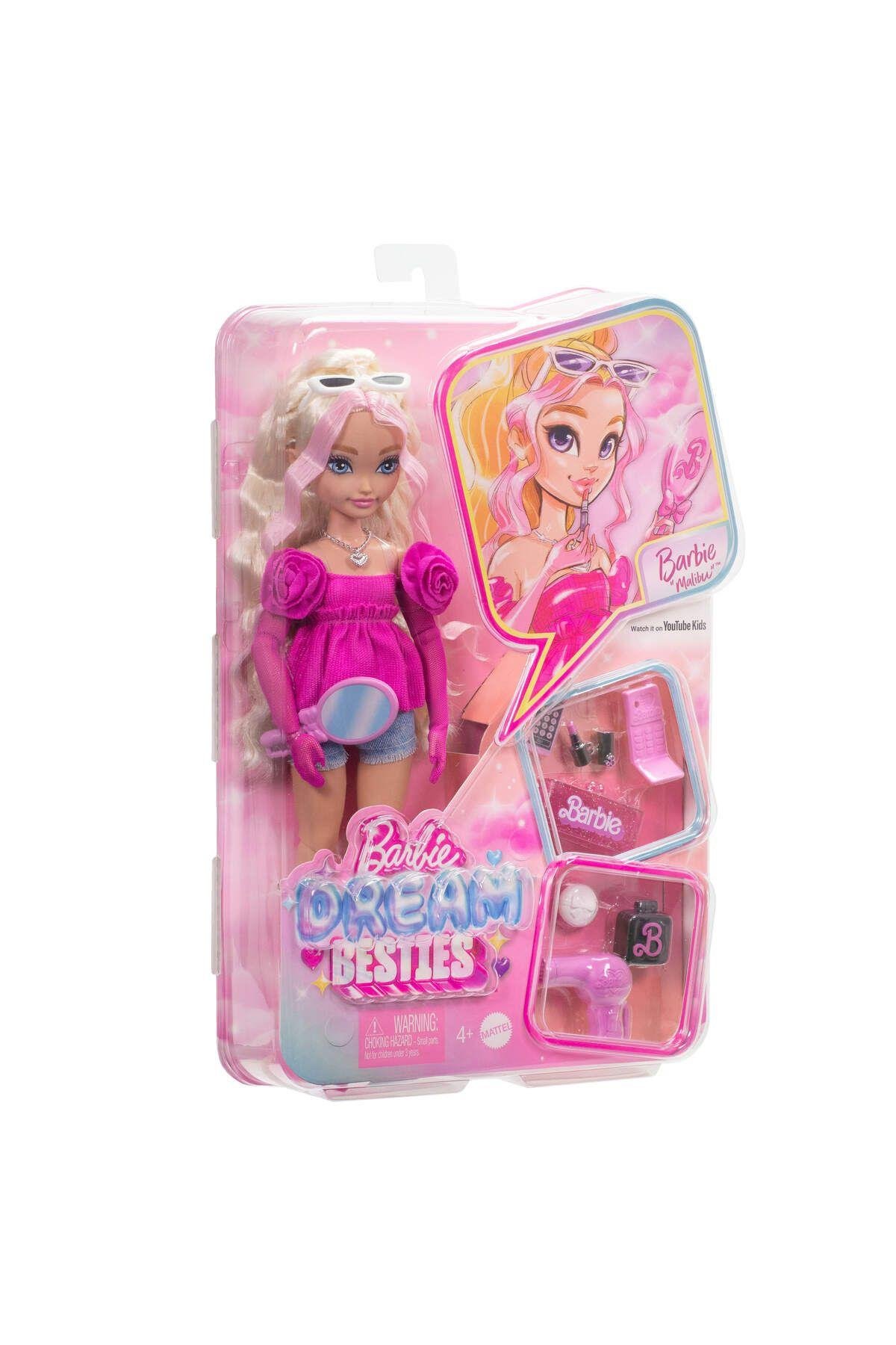 Dream Besties™ Barbie 'Malibu'™ Bebek ve Aksesuarları-Oyuncak Bebekler