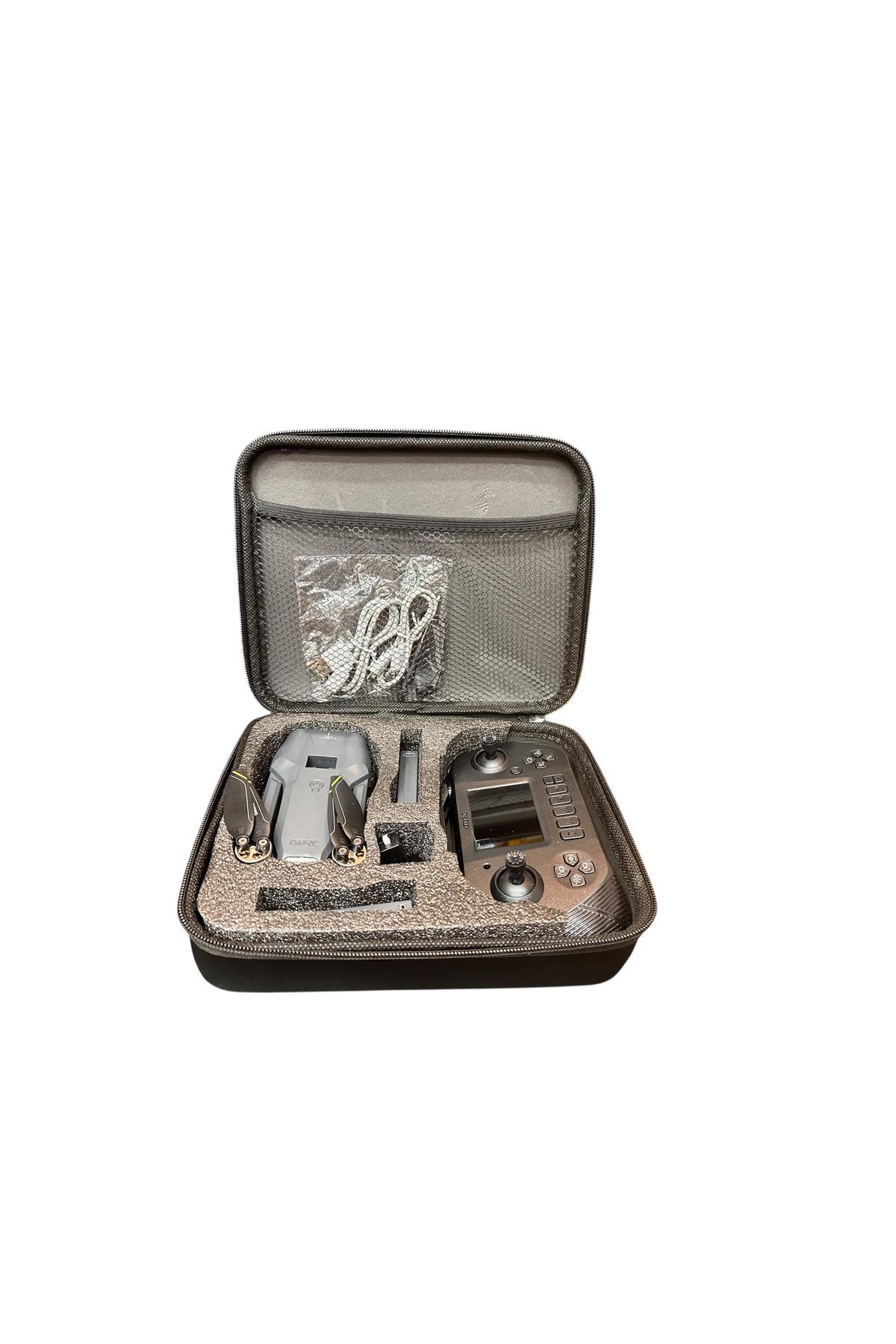 DRONE 1080P Full HD Camera Brushless Motor kumanda ekranlı görüntü yedek batarya-Helikopter ve Drone