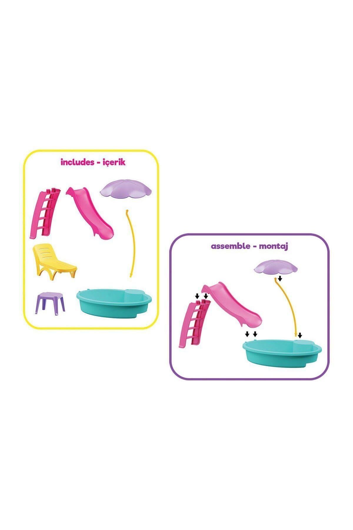 FEN TOYS 03747 Linda'nın Havuzu -fentoys-Kız Rol Oyuncakları