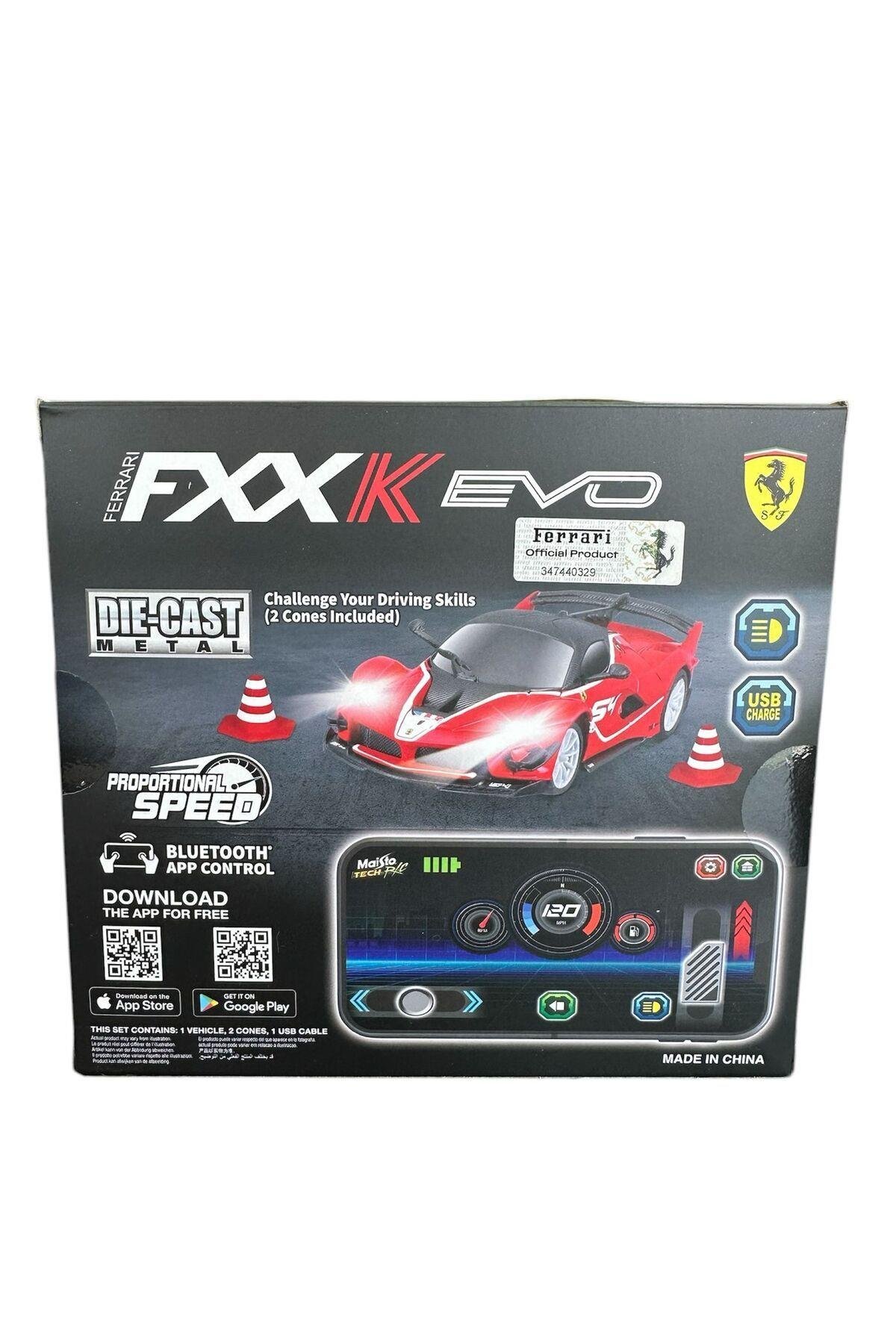 Ferrari FXX K EVO 1:41 Diecast Bluetooth RC-Uzaktan Kumandalı Araçlar
