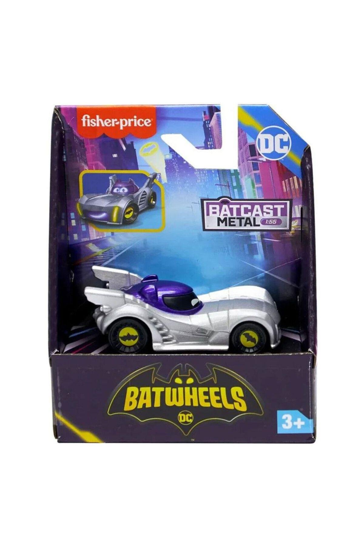 Fisher-Price Batwheels Bam Batmobile HML12-HRJ71-Oyuncak Arabalar ve Kamyonlar