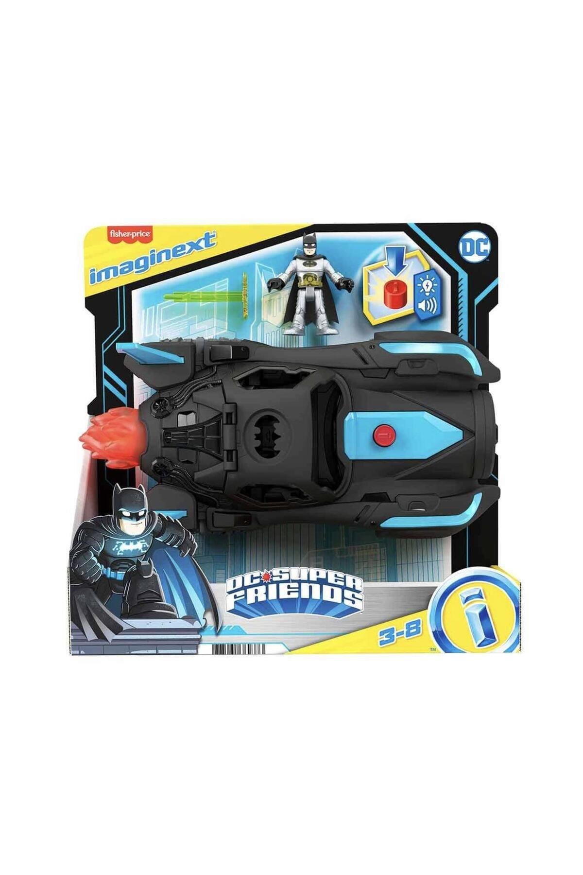 Fisher Price Dc Super Friends Batmobil Hgx96-Oyuncak Arabalar ve Kamyonlar