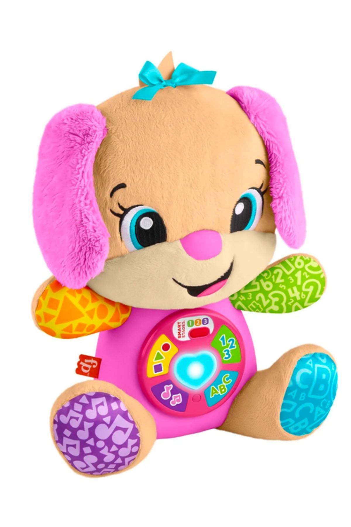 Fisher-Price Eğlen ve Öğren Yaşa Göre Gelişim Köpekçiğin Kız Kardeşi, müzikli, bebek oyuncağı JFD34-Eğitici Oyuncak