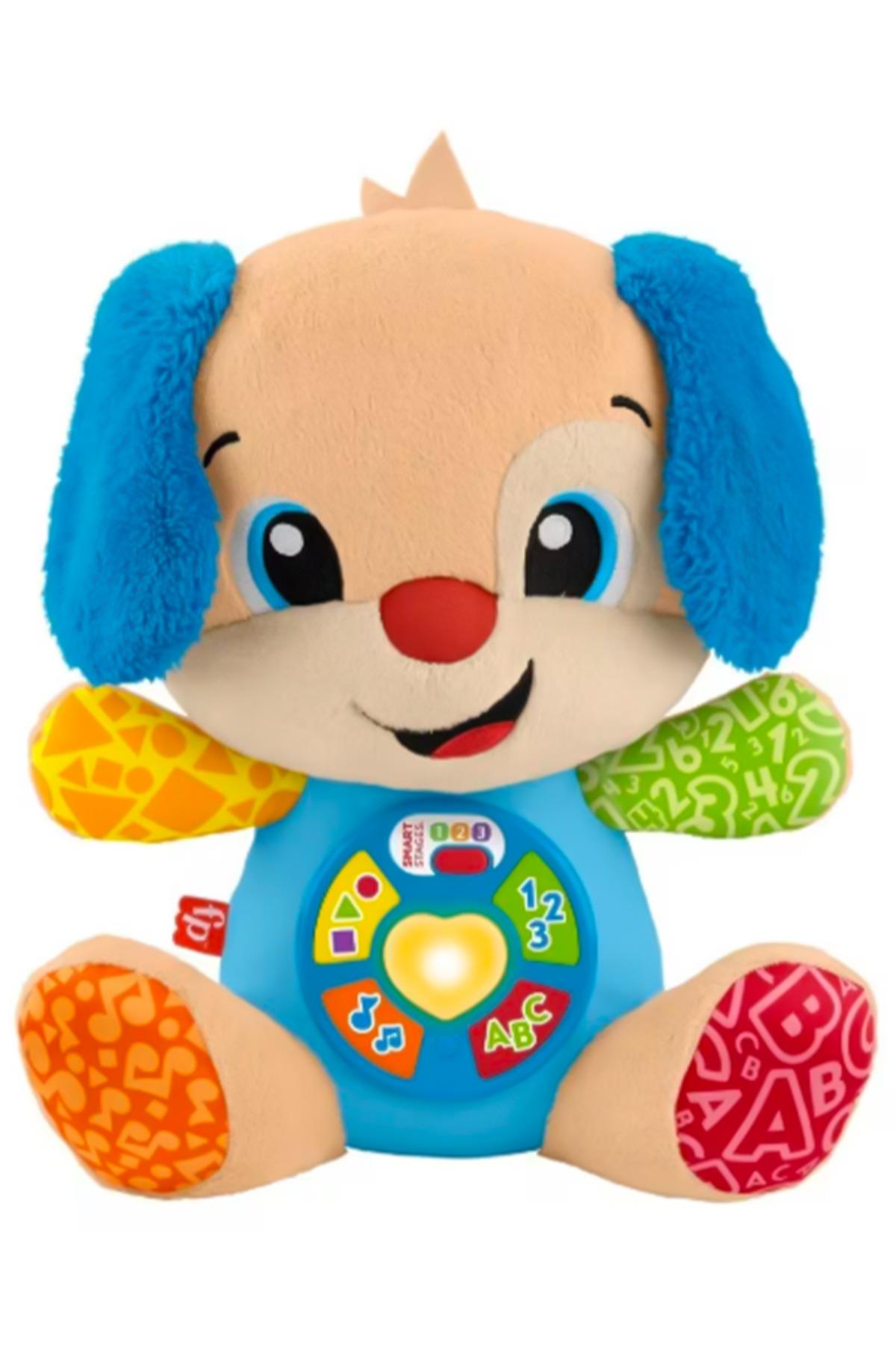 Fisher-Price Eğlen ve Öğren Yaşa Göre Gelişim Köpekçik, birden fazla dilde, bebek oyuncağı JFD25-Eğitici Oyuncak