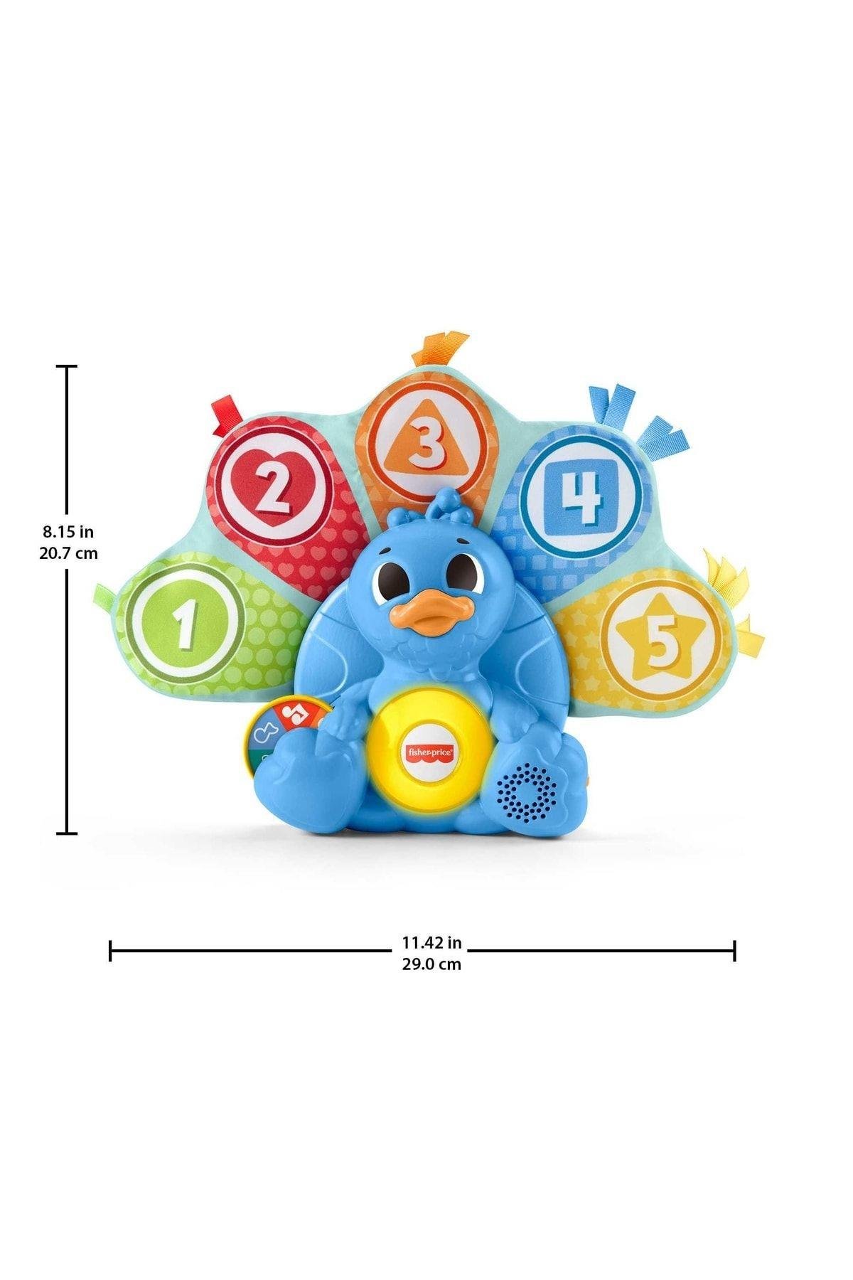 FISHER PRICE Fisher-Price Linkimals -Rengarenk Tavus Kuşu™-Eğitici Oyuncak