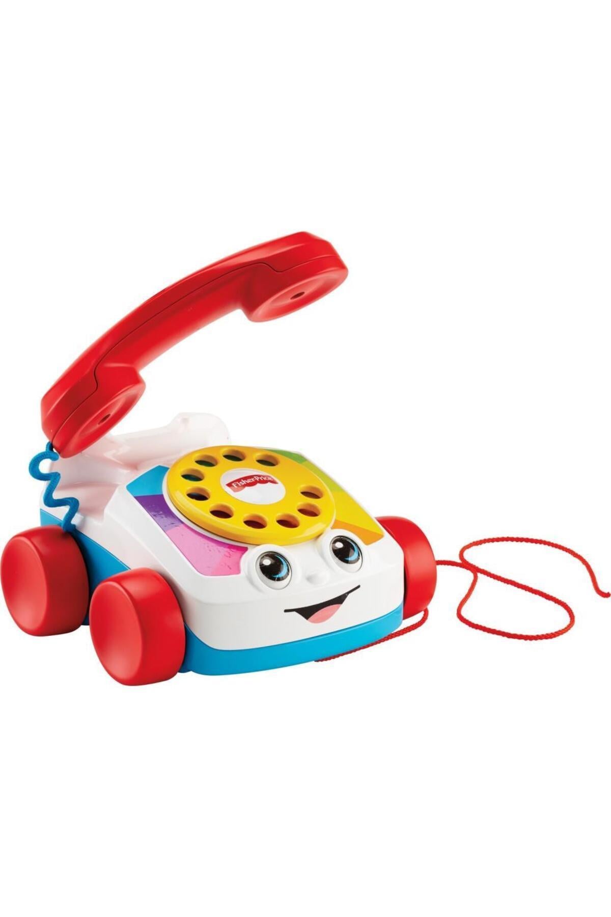 Fisher-Price Geveze Telefon, Sürüklenebilir, Klasik, Çevirmeli Oyun Telefonu FGW66-Eğitici Oyuncak