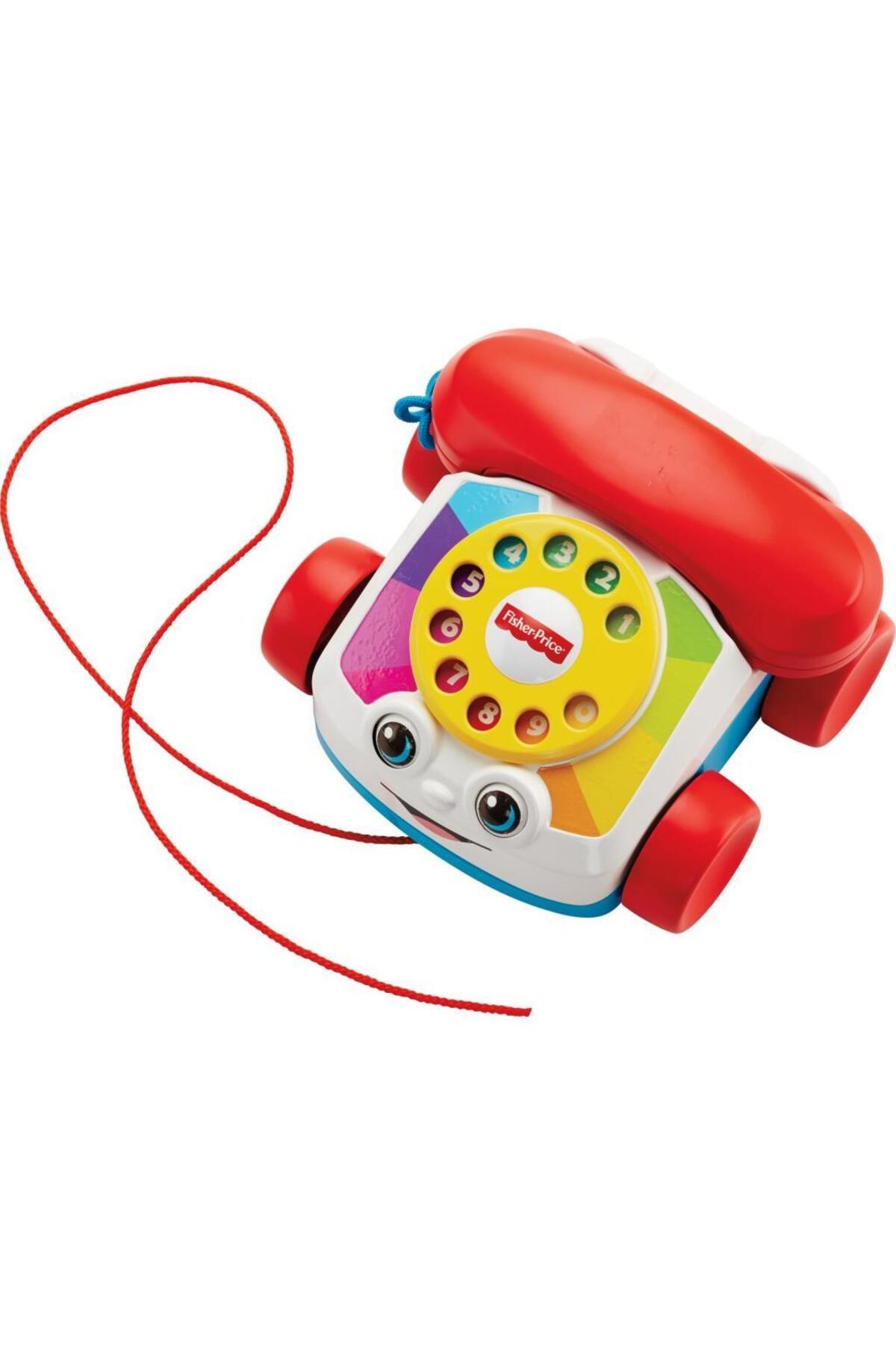 Fisher-Price Geveze Telefon, Sürüklenebilir, Klasik, Çevirmeli Oyun Telefonu FGW66-Eğitici Oyuncak