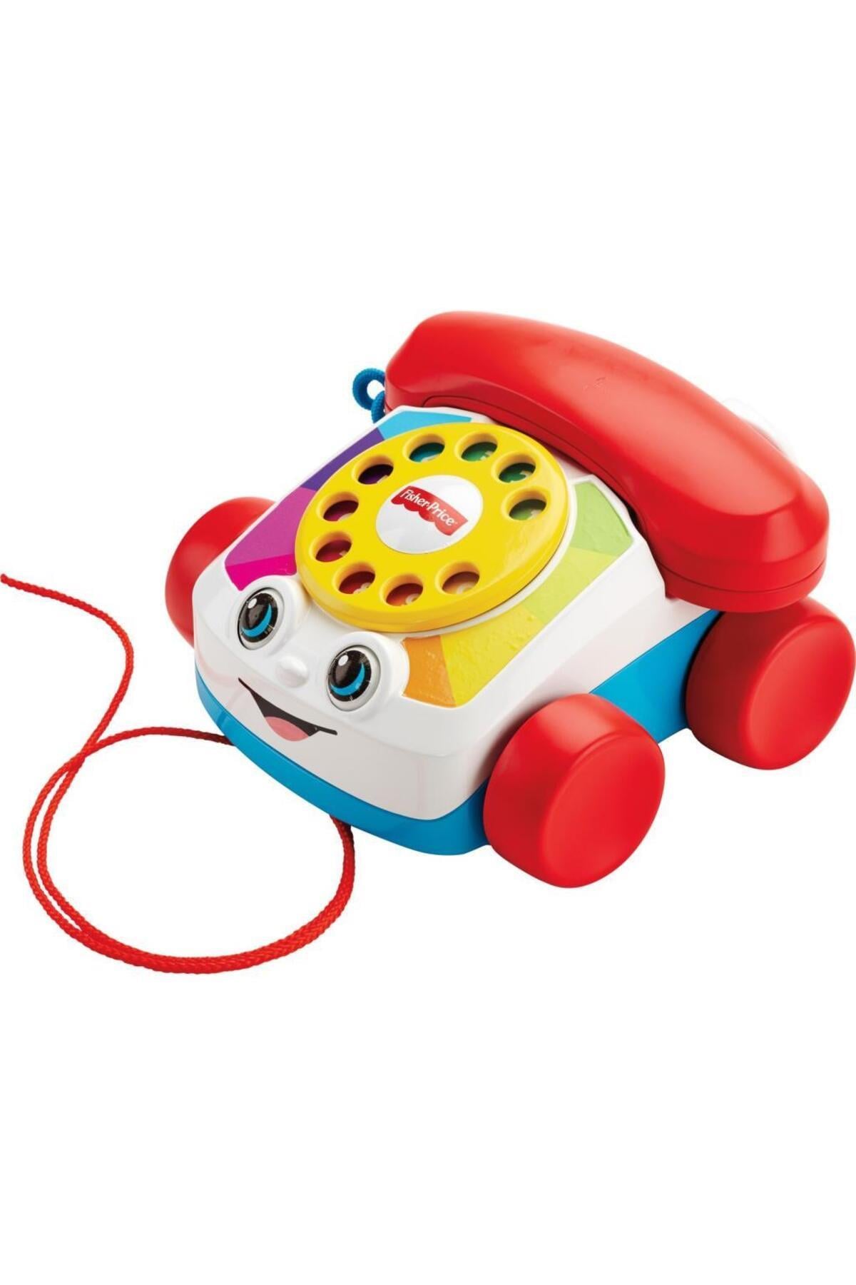 Fisher-Price Geveze Telefon, Sürüklenebilir, Klasik, Çevirmeli Oyun Telefonu FGW66-Eğitici Oyuncak