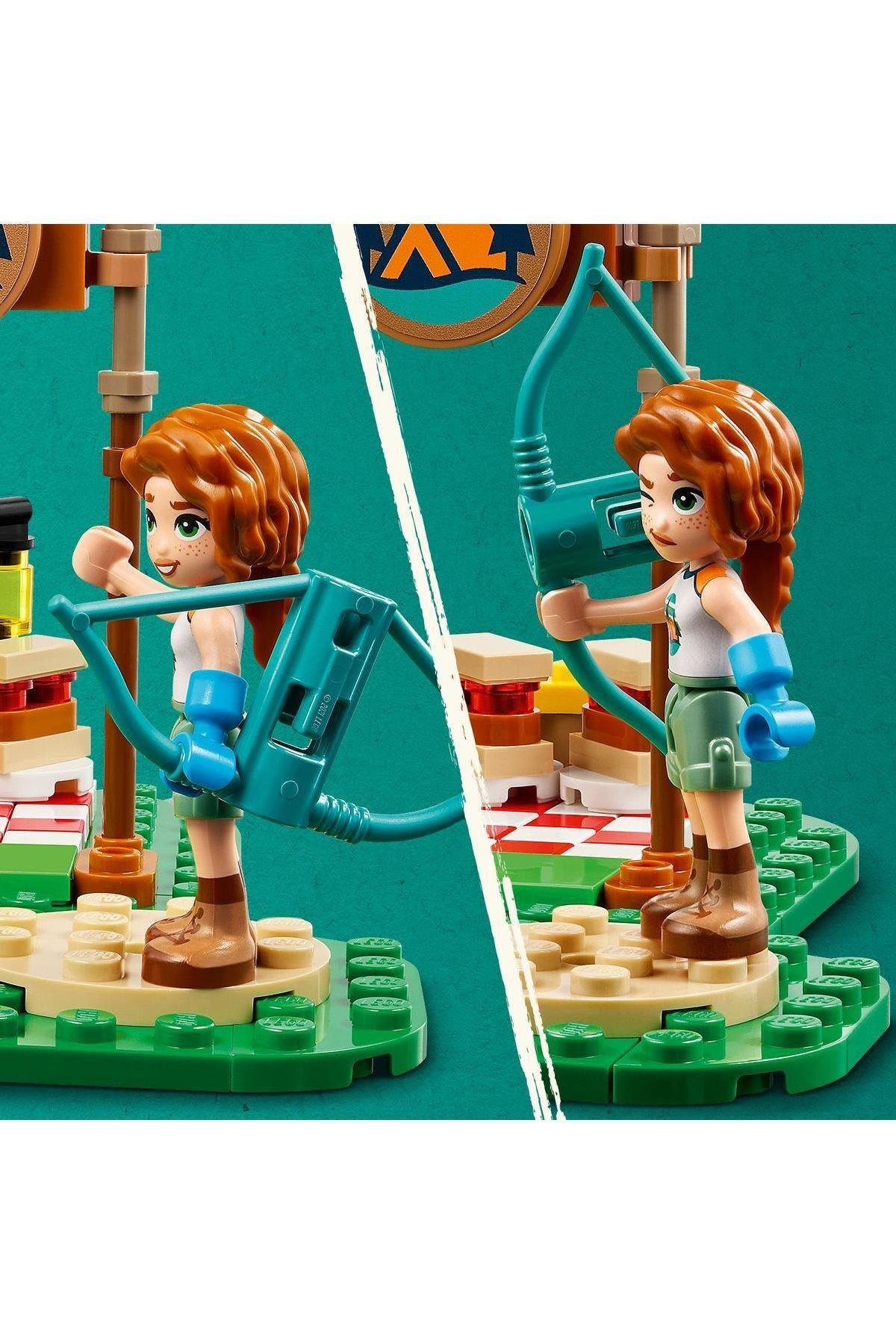 Friends Macera Kampı Okçuluk Alanı 42622 - 6 Yaş ve Üzeri Çocuklar için Autumn ve Nova M-Lego