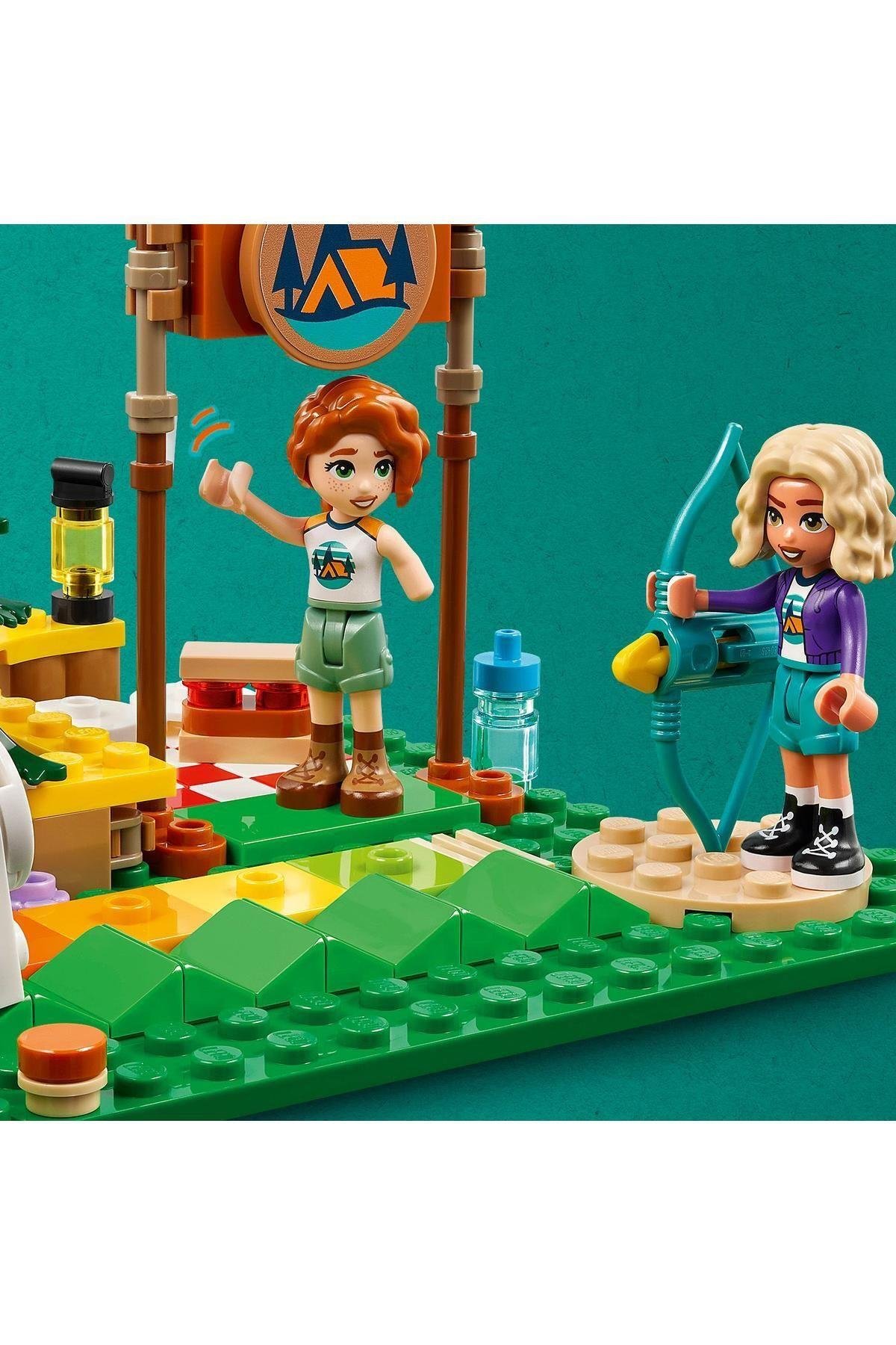 Friends Macera Kampı Okçuluk Alanı 42622 - 6 Yaş ve Üzeri Çocuklar için Autumn ve Nova M-Lego