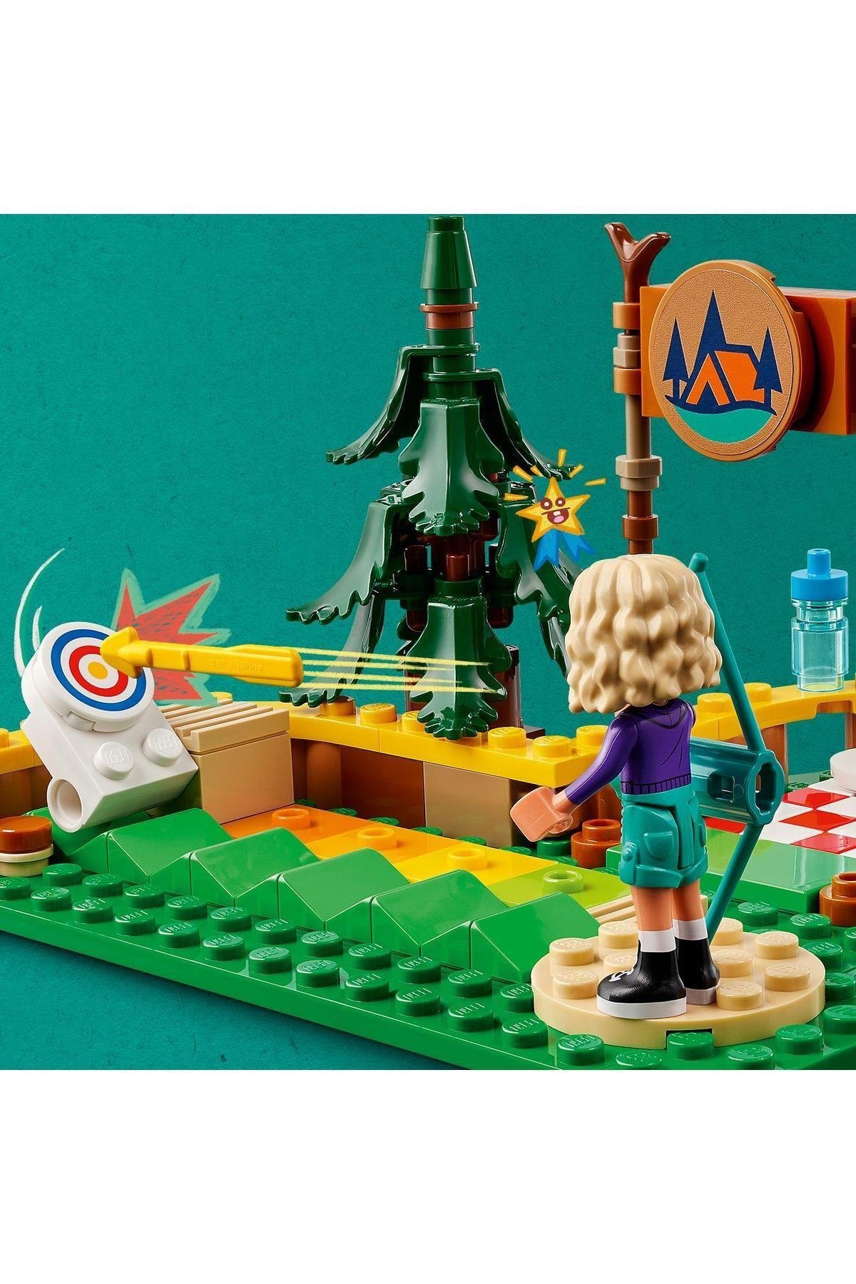 Friends Macera Kampı Okçuluk Alanı 42622 - 6 Yaş ve Üzeri Çocuklar için Autumn ve Nova M-Lego