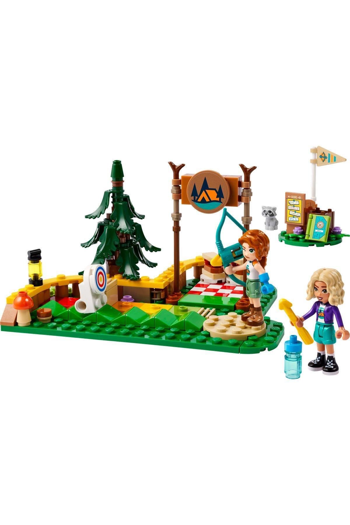 Friends Macera Kampı Okçuluk Alanı 42622 - 6 Yaş ve Üzeri Çocuklar için Autumn ve Nova M-Lego