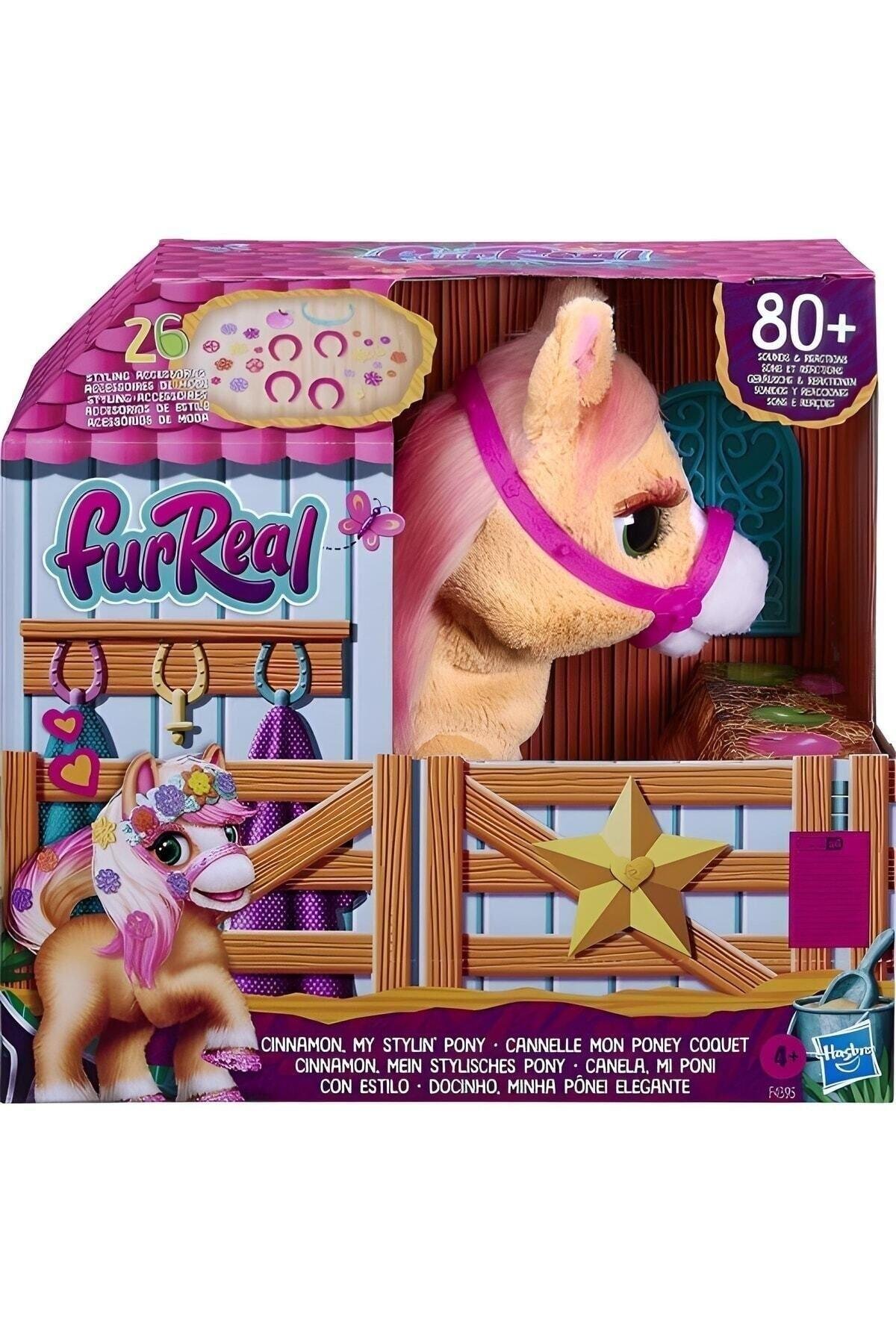 Furreal Friends Tarçın, My Stylin Pony Oyuncak 35 Cm Elektronik Evcil Hayvan-Peluş Oyuncaklar