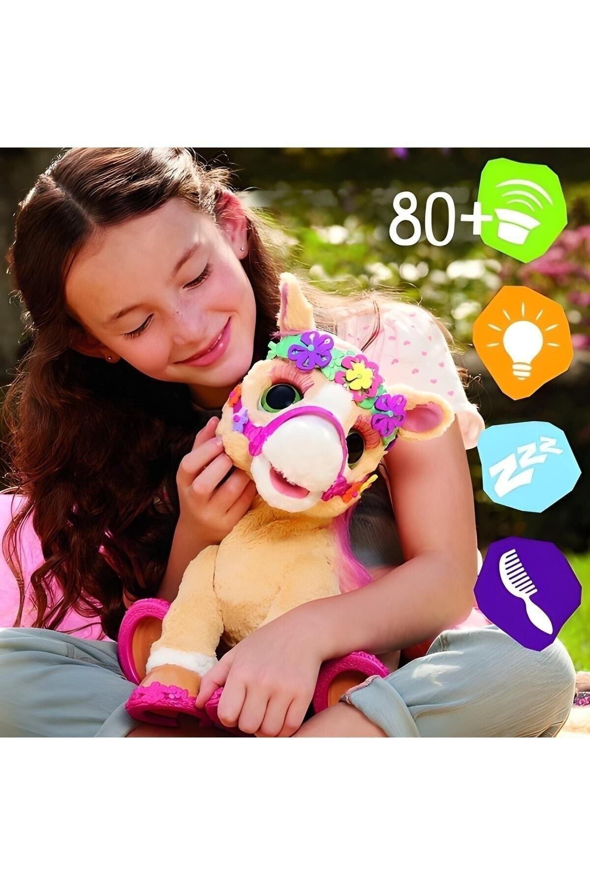 Furreal Friends Tarçın, My Stylin Pony Oyuncak 35 Cm Elektronik Evcil Hayvan-Peluş Oyuncaklar