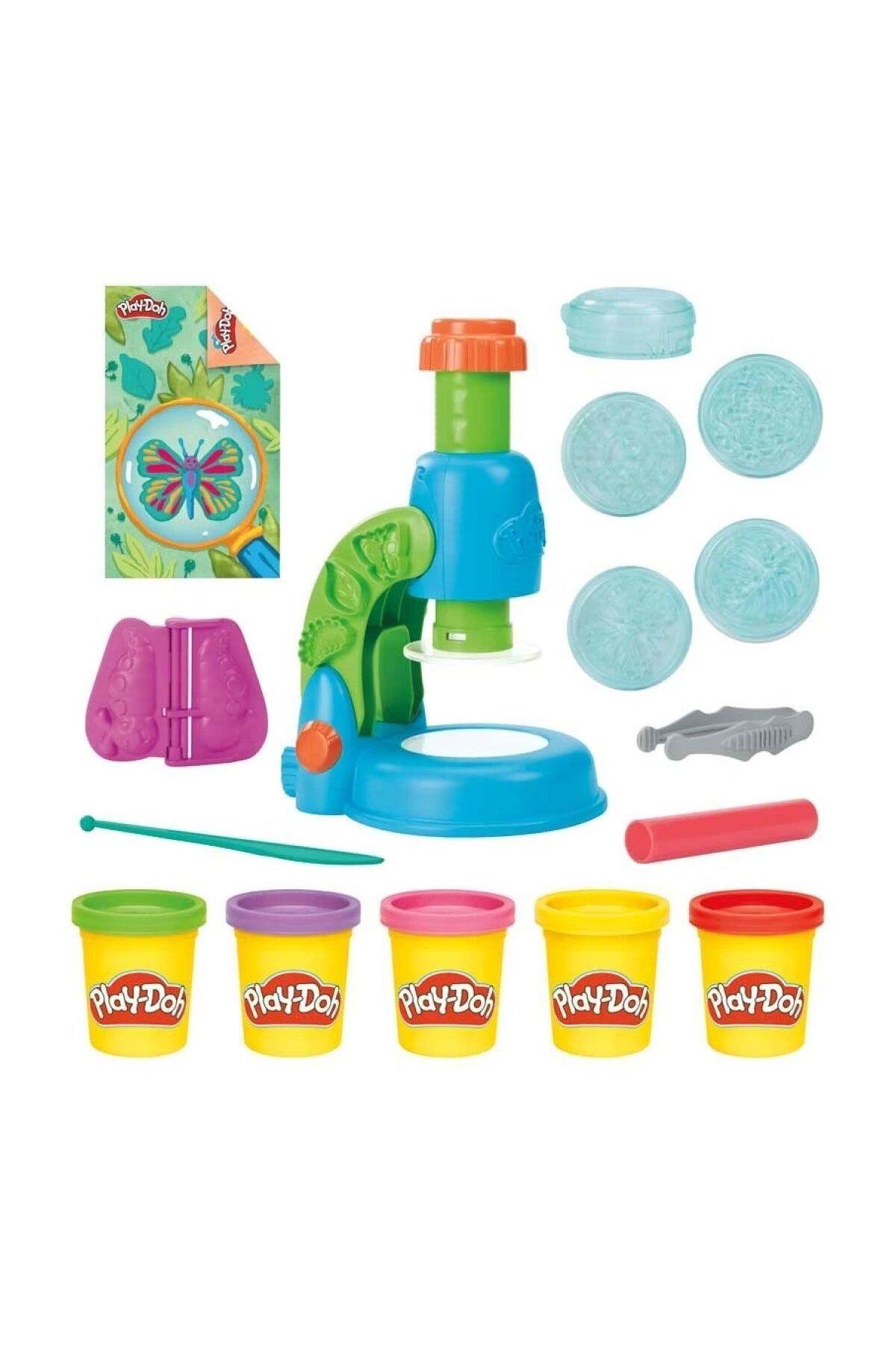 G0494 Play-Doh Işıklı Mikroskop Oyun Seti +3 yaş-Eğitici Oyuncak
