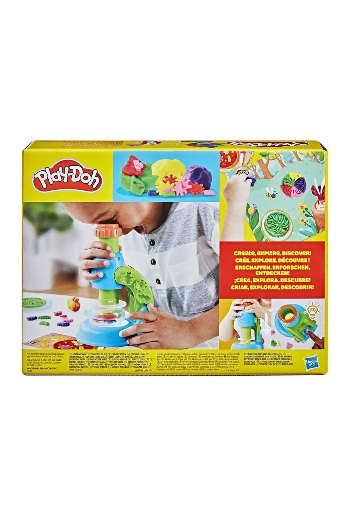 G0494 Play-Doh Işıklı Mikroskop Oyun Seti +3 yaş-Eğitici Oyuncak