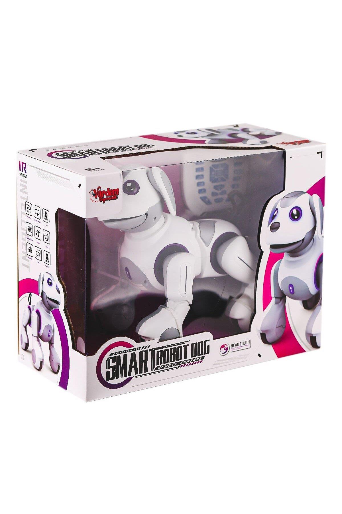 G14 Kumanlı Şarjlı Smart İnteraktif Akıllı Robot Köpek -Vardem Oyuncak-Uzaktan Kumandalı Araçlar