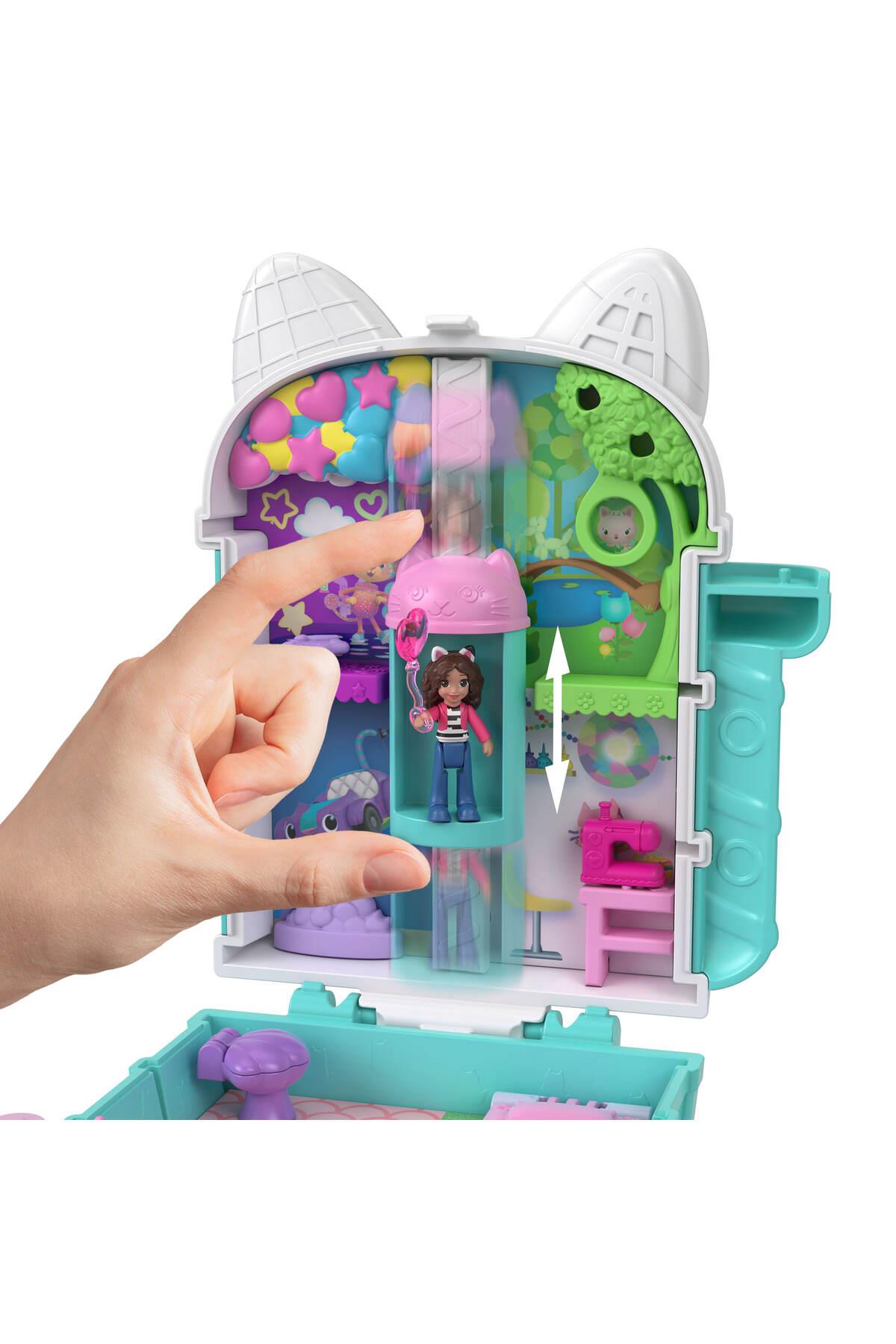Gabby's Dollhouse mikro bebekler ve mini oyun seti, 9 aksesuar JFV02-Oyuncak Bebekler