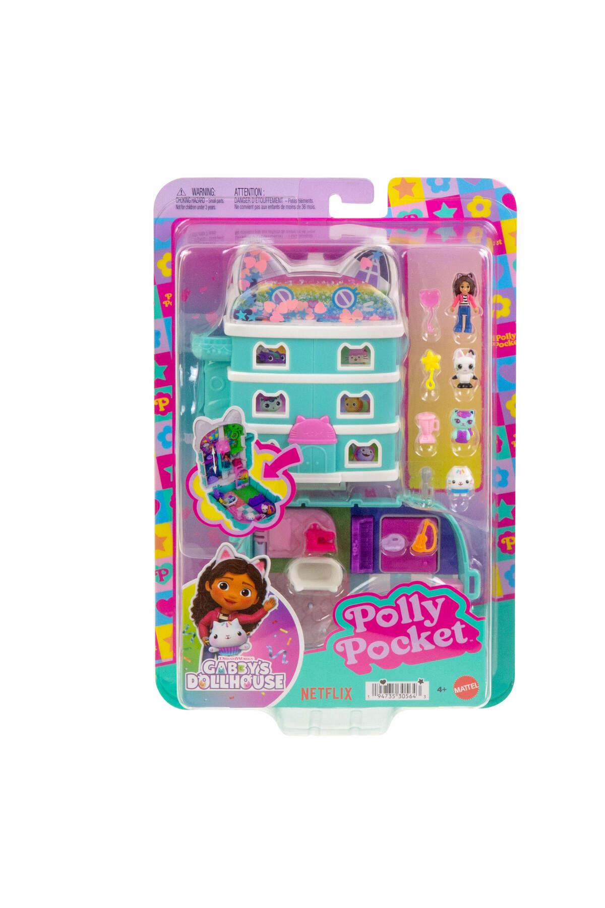 Gabby's Dollhouse mikro bebekler ve mini oyun seti, 9 aksesuar JFV02-Oyuncak Bebekler