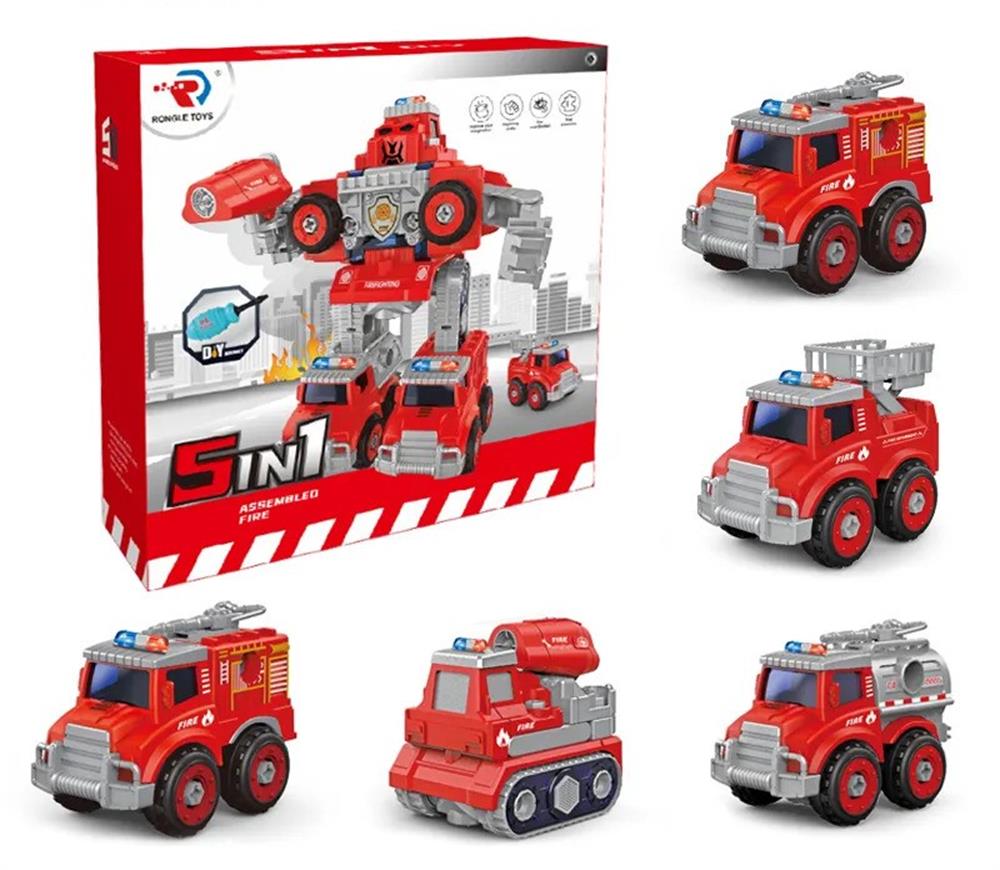 Galtoys Oyuncak İtfaiye Sök Tak Robot RL589-16E-Robotlar