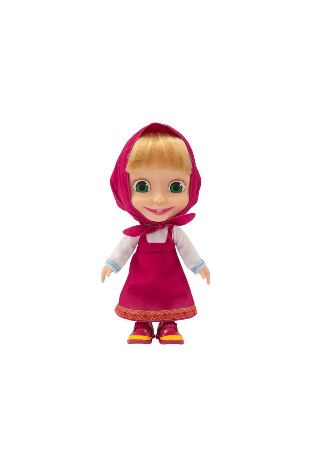 GİOCHİ PREZİOSİ Masha ile Koca Ayı - Masha Bebek 23 cm-Oyuncak Bebekler