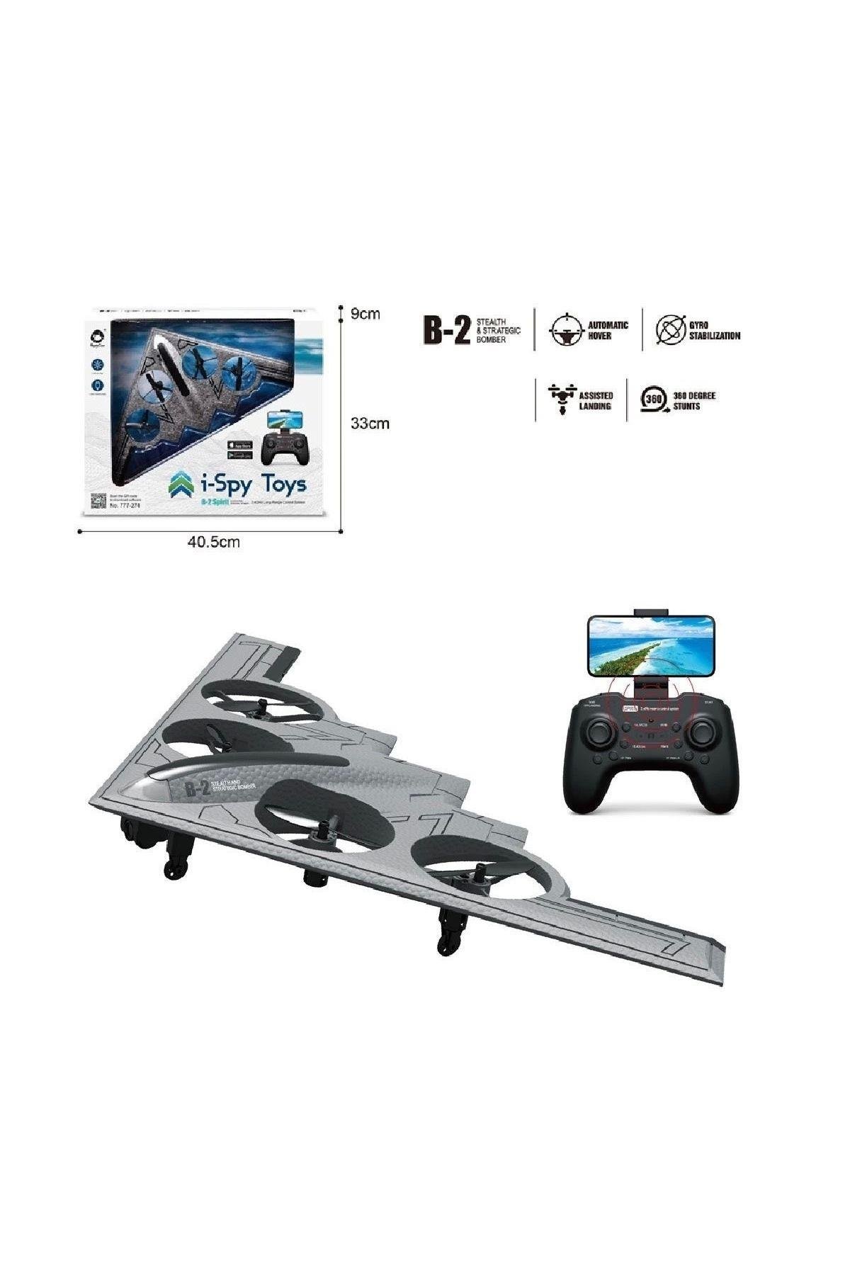 Gl-777-275 Uzaktan Kumandalı Full Fonksiyon 2.4g Şarjlı Kameralı Quadcopter Iha-Helikopter ve Drone