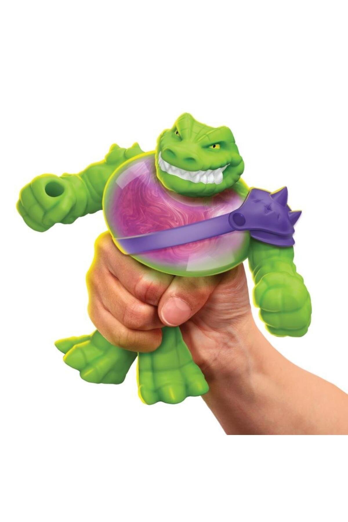 Goo Jit Zu Stretch Strikers Esnek Uzayan Yumuşak Tekli Figür Paket - Rock Jaw-Karakter Figürleri