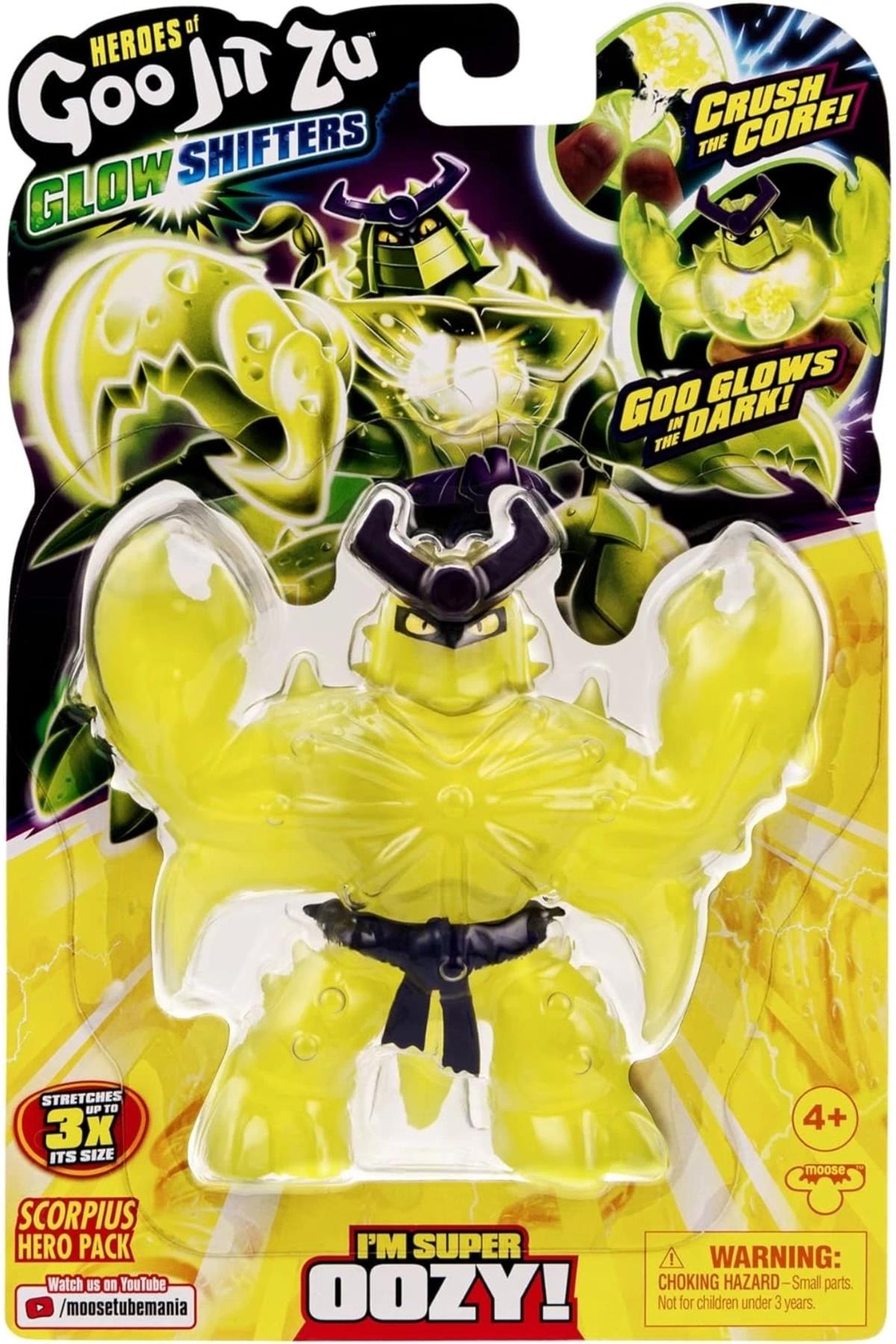 Goojitzu Glow Shifter Karanlıkta Parlayan Gjt41000 Tekli Figür Orijinal Lisanslı Scorpius Hero Pack-Karakter Figürleri