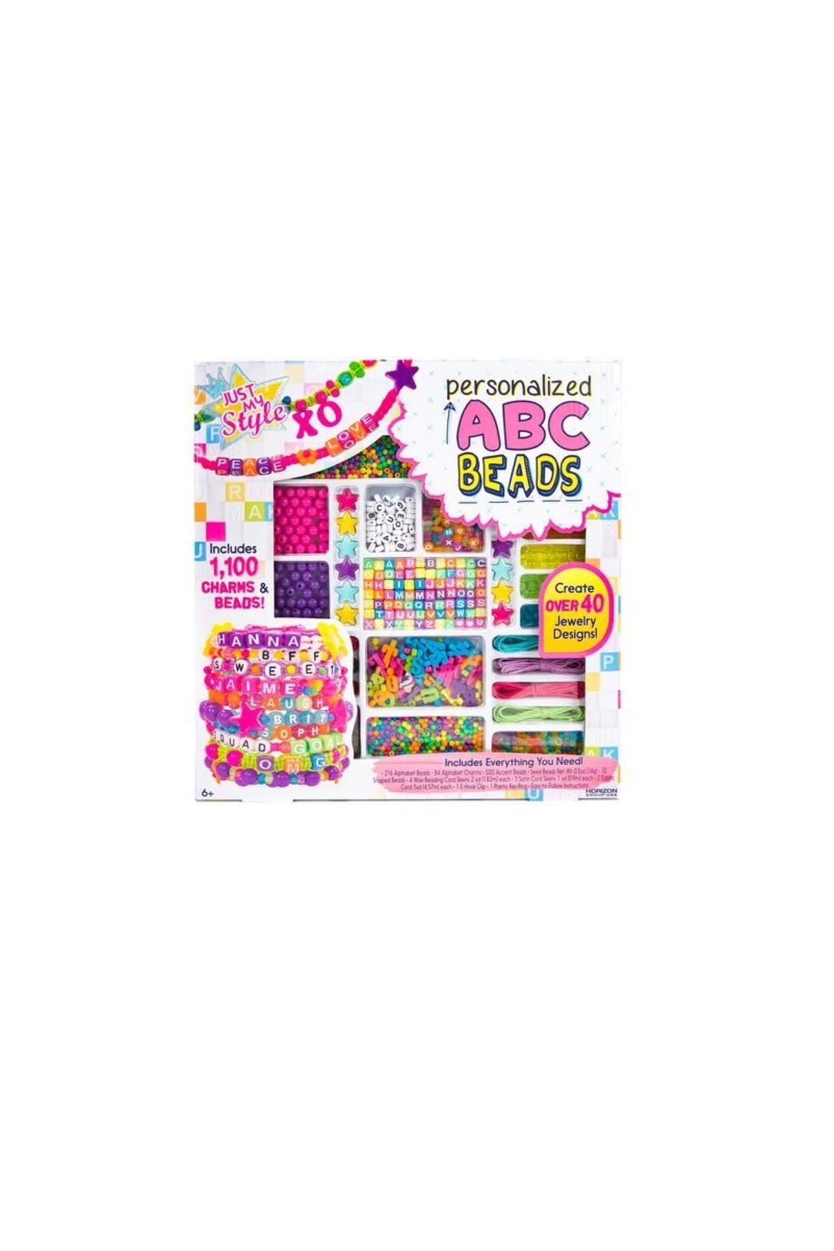 Harfli Takı Tasarım Boncuk Hobi Seti Oyuncak - Abc Beads-Kız Rol Oyuncakları