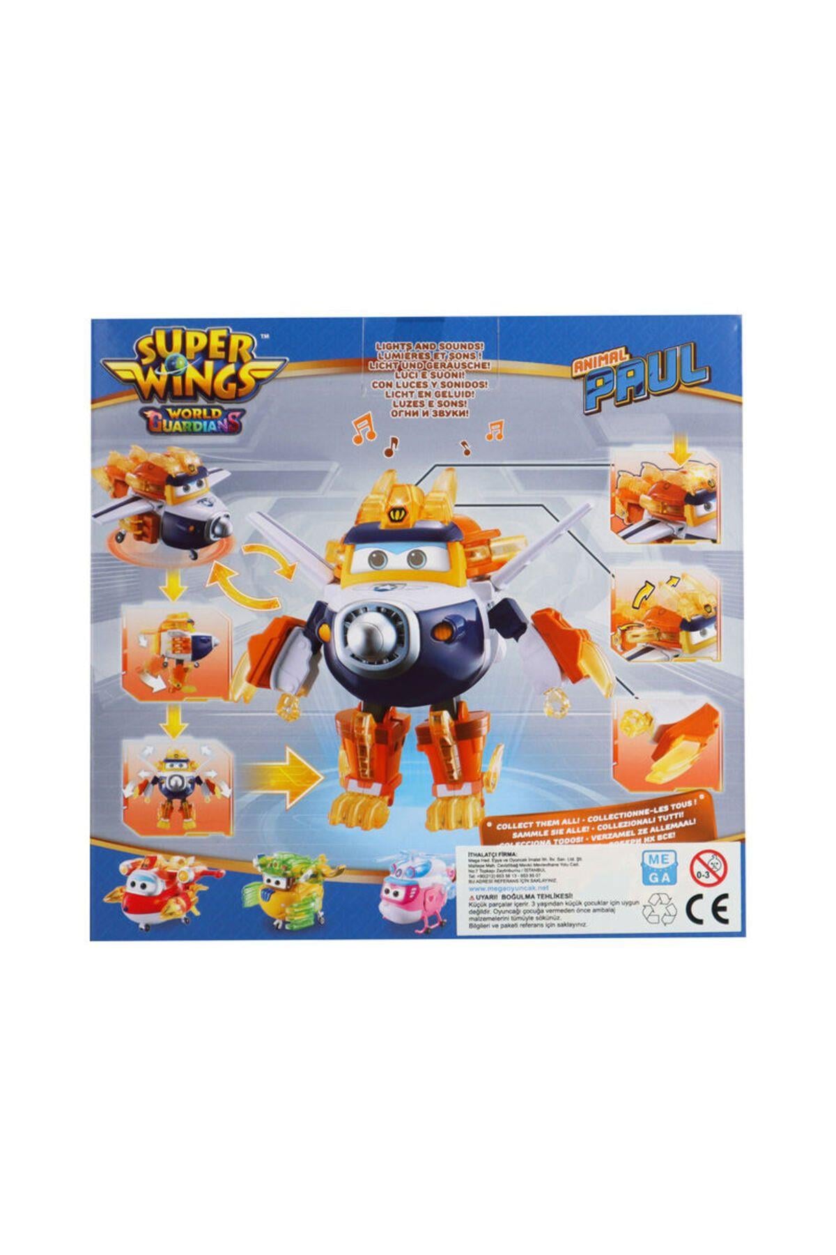 Harika Kanatlar Deluxe Transforming Animal Paul-Karakter Figürleri